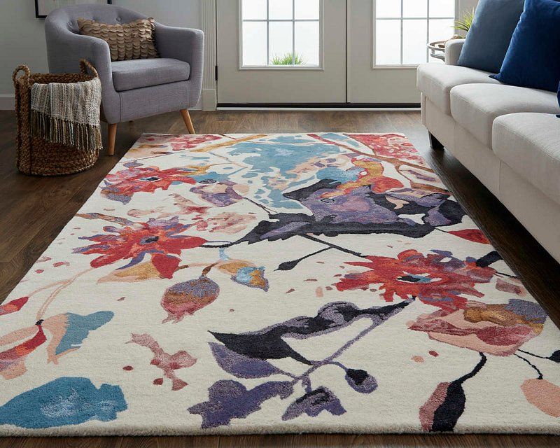 DAFNEY Collection - 8863F Red/Multi