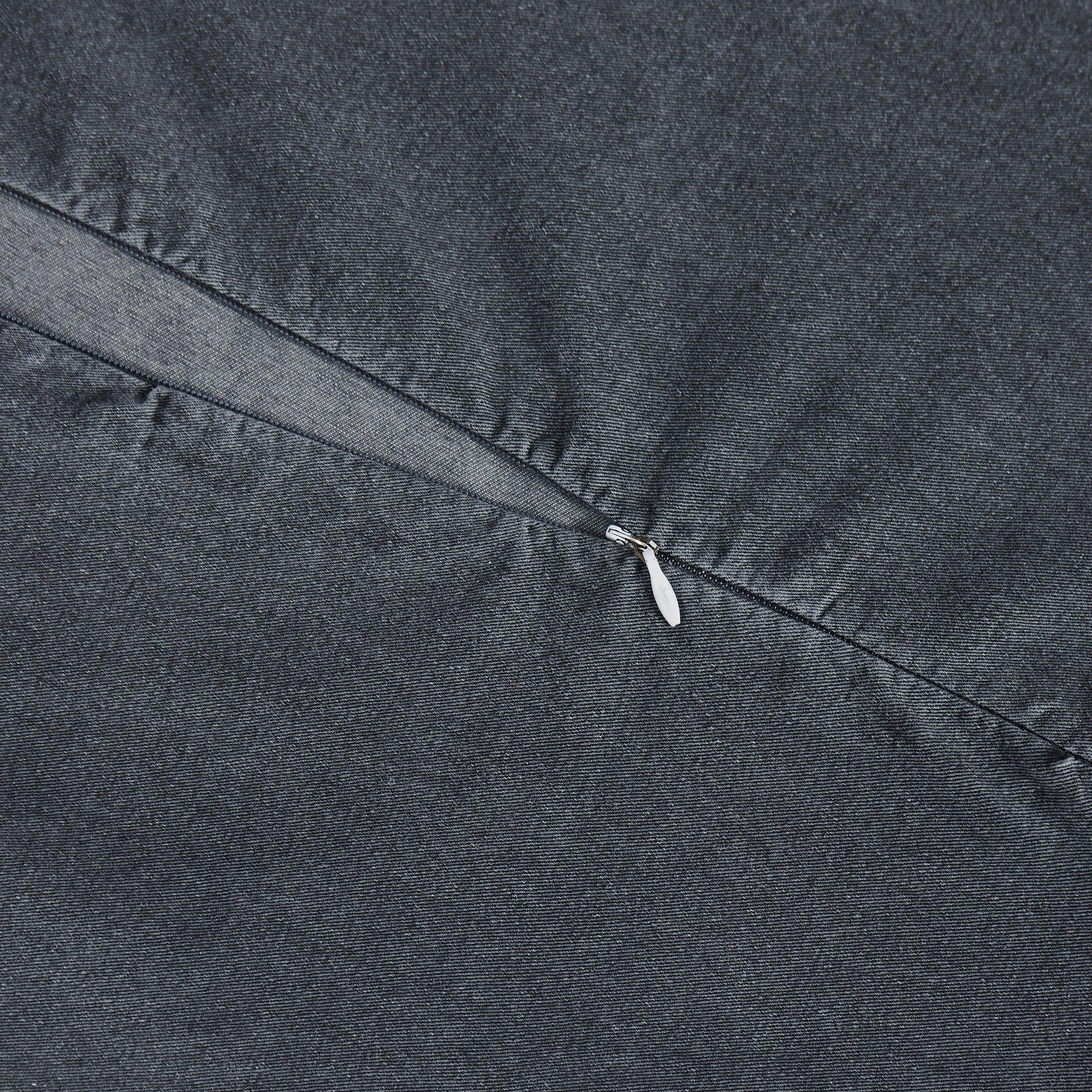 Cotton Canvas - Twin Stonewashed Duvet Cover Set (Set of 2) - Charcoal