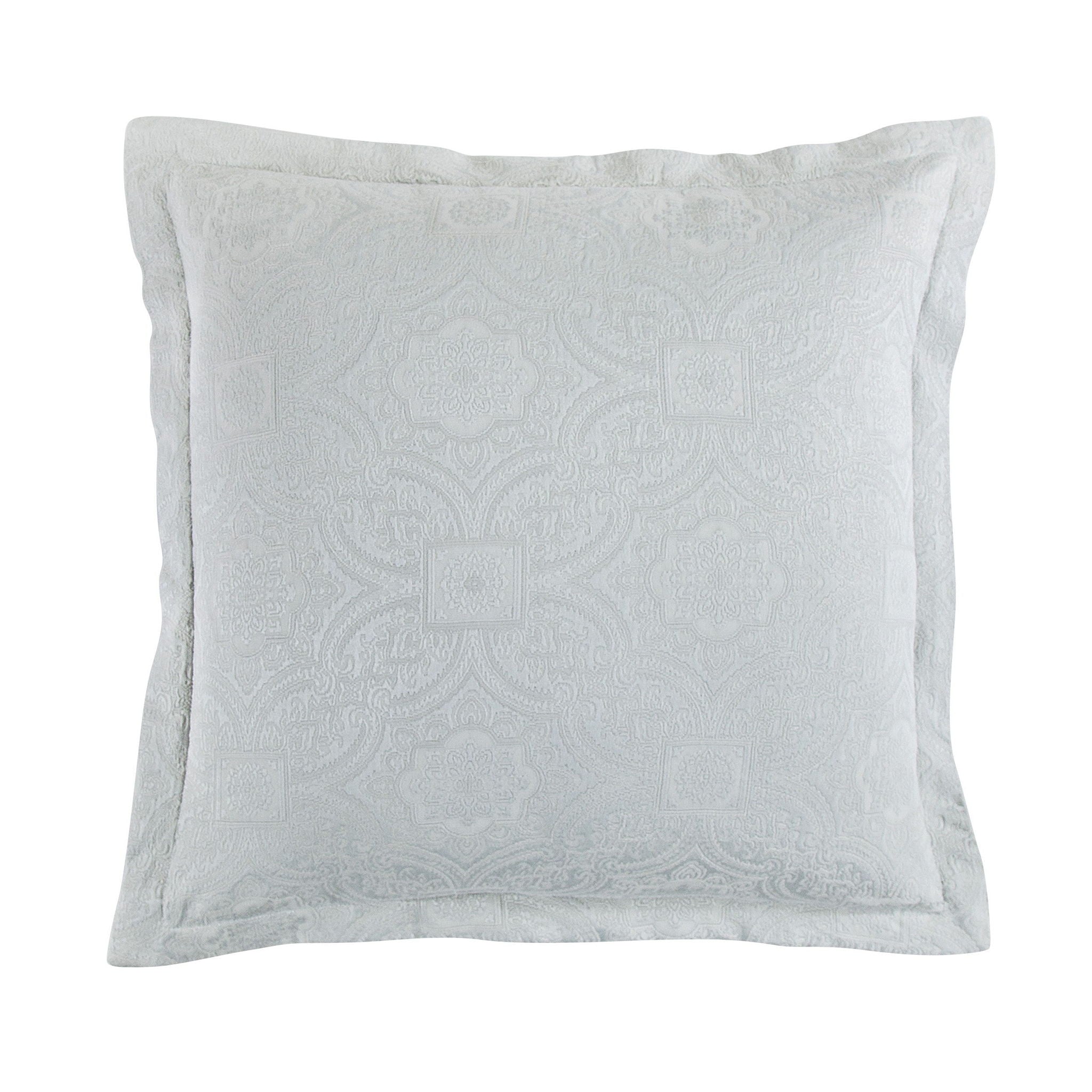 Matelasse - Euro Sham - Gray