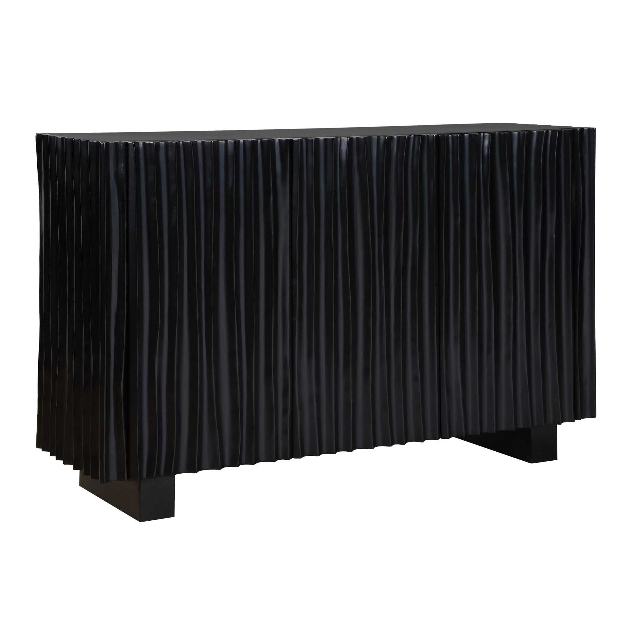 Mercado - 3 Door Cabinet - Black