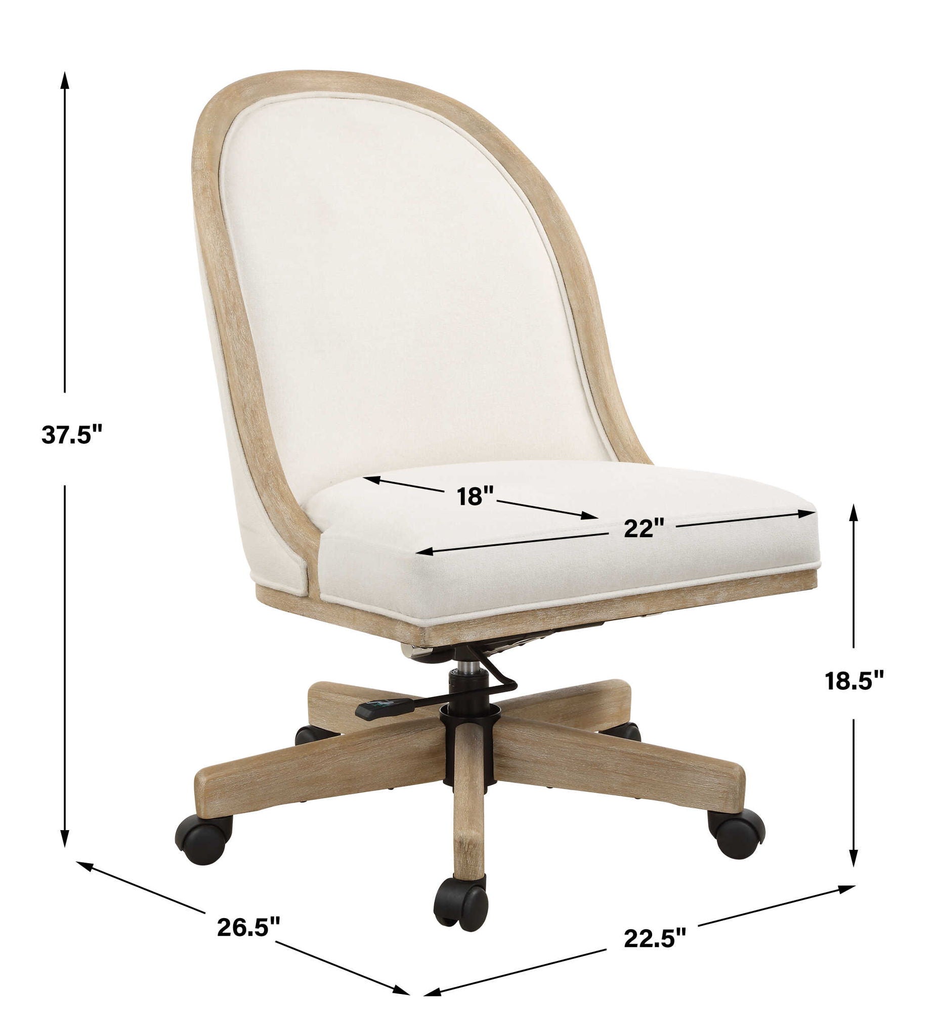 Lithe - Light Oak Desk Chair