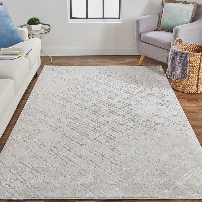 MICAH Collection - 3047F Beige/Silver