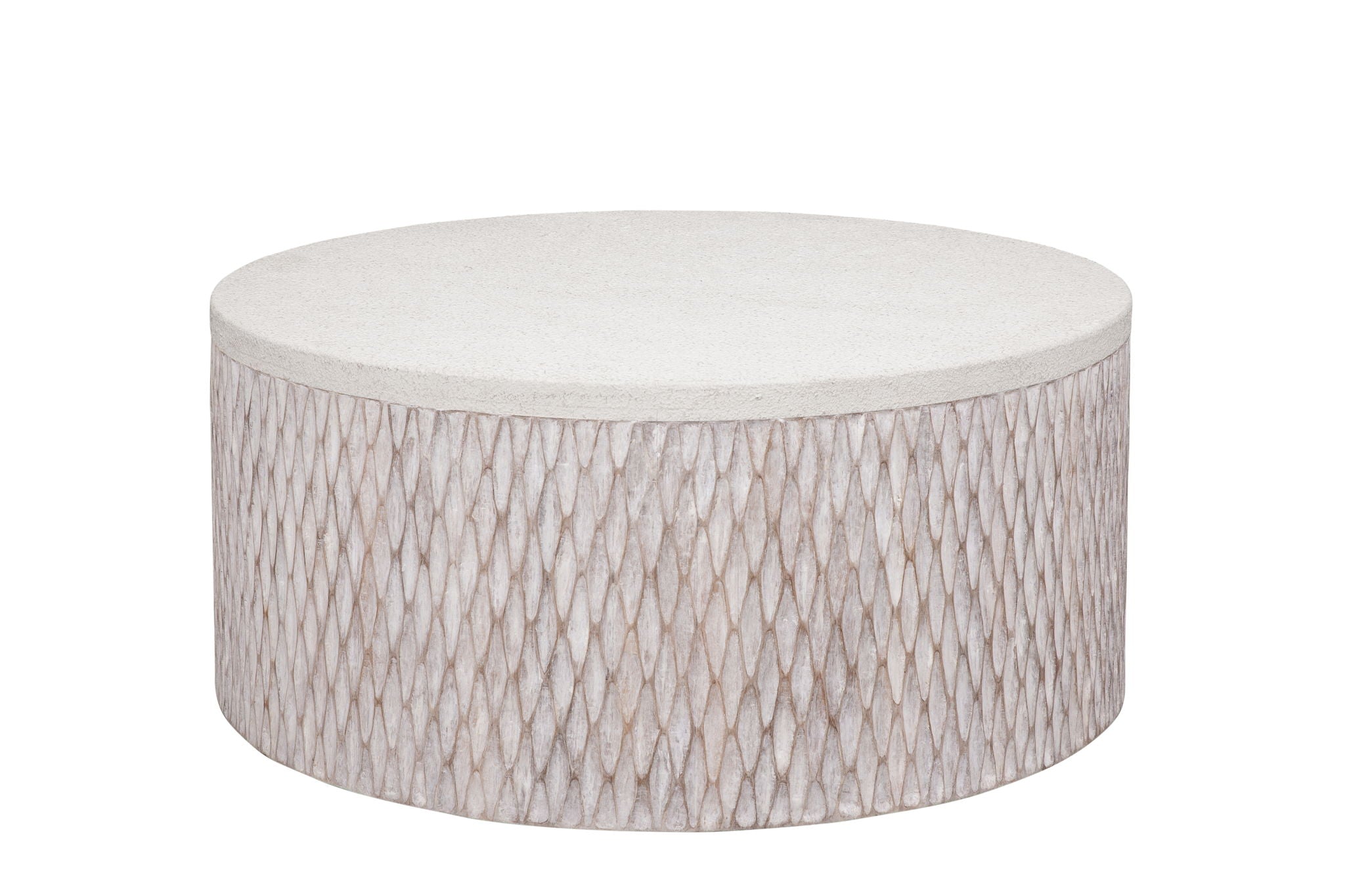Brewer - Accent Cocktail Table - White Wash
