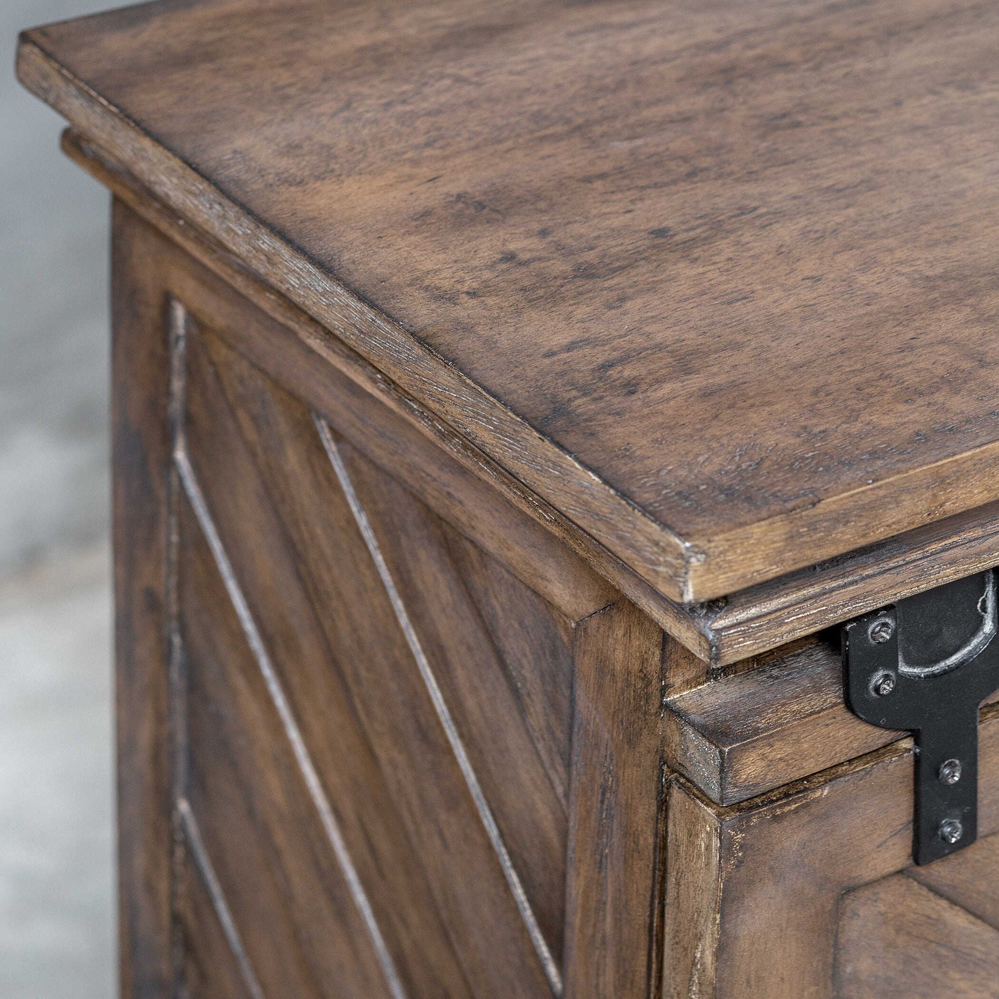 Primalia - Barn Door Media Console - Light Brown