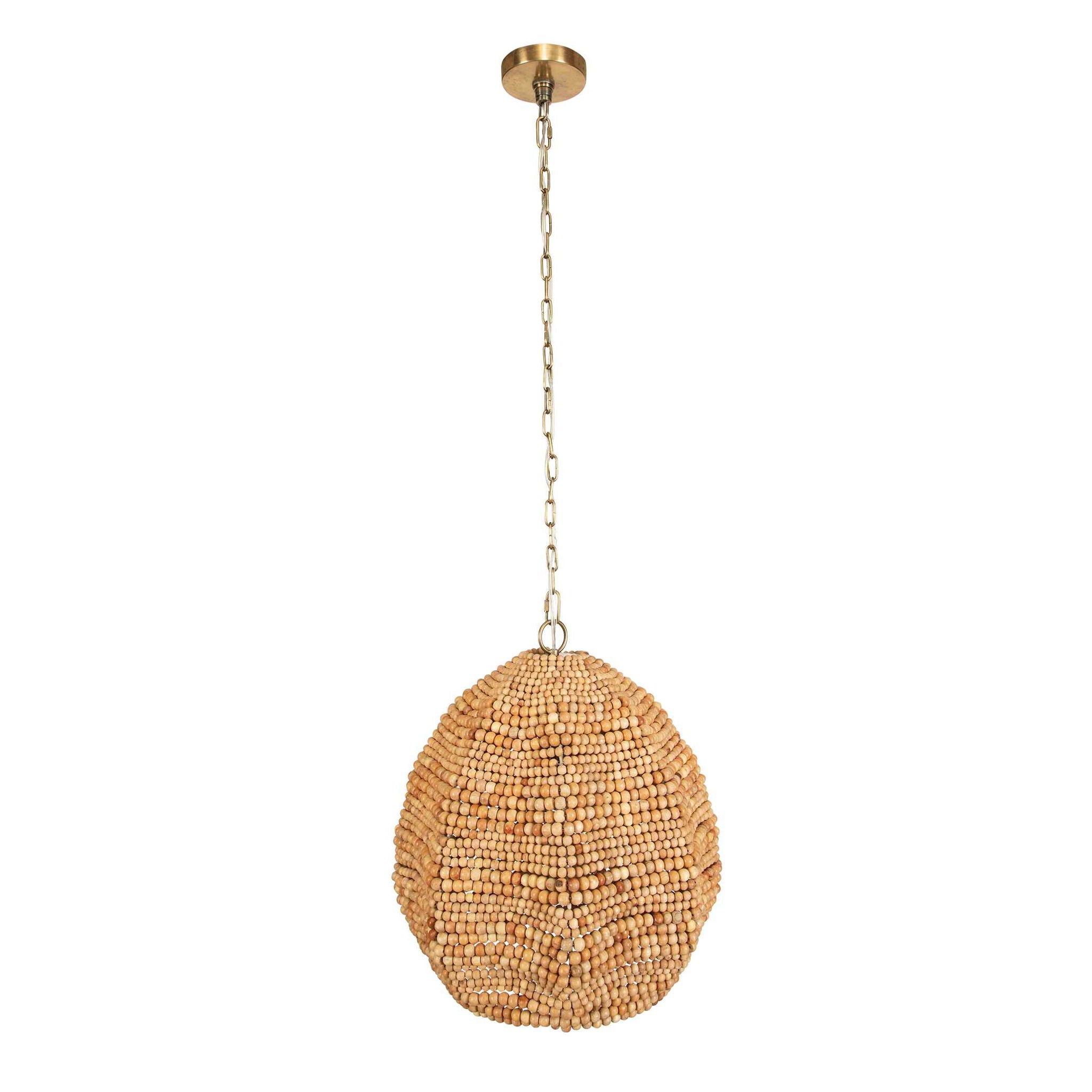 Kauri - Wooden Bead Pendant