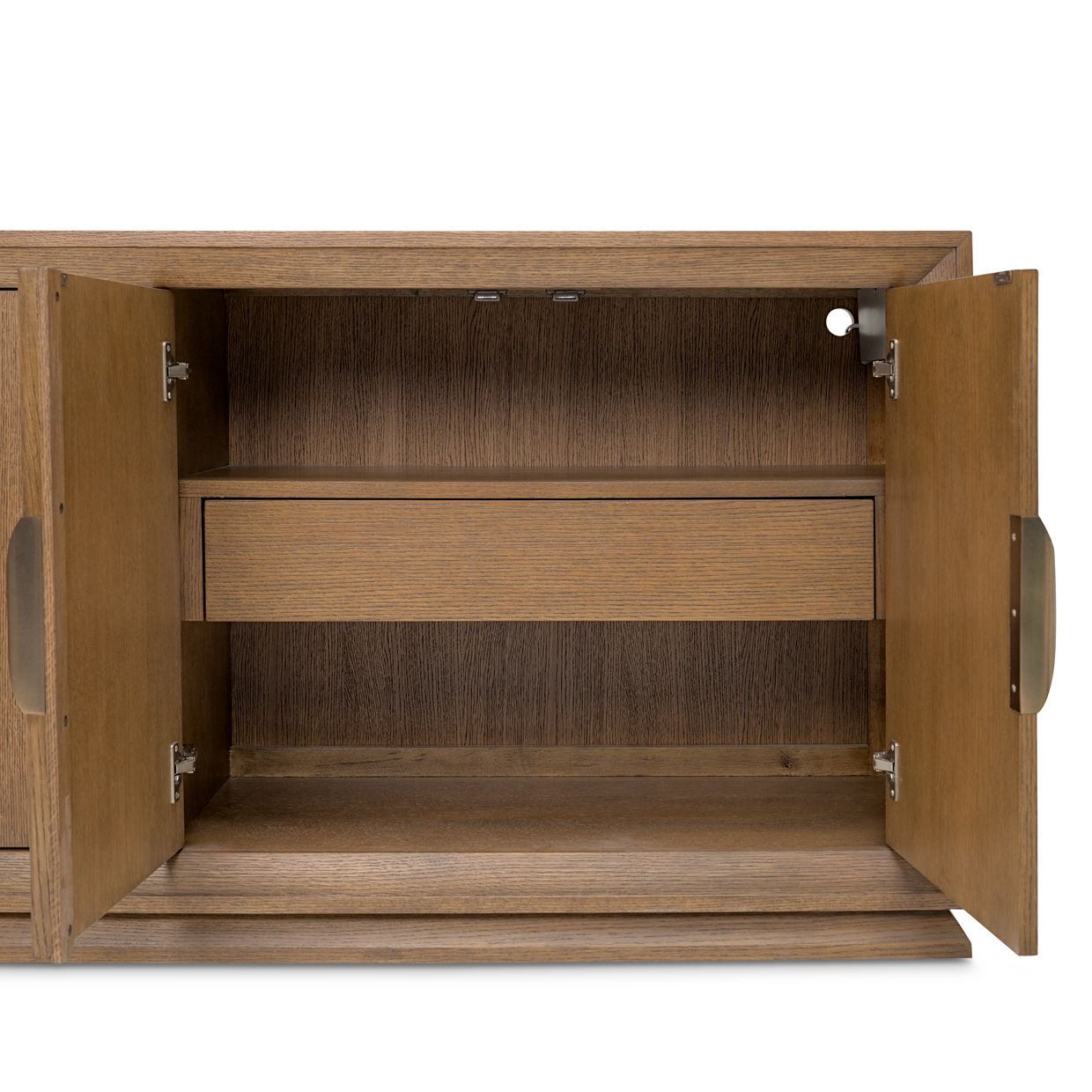 Portrait - Sideboard With LED Lights - Sienna Brown