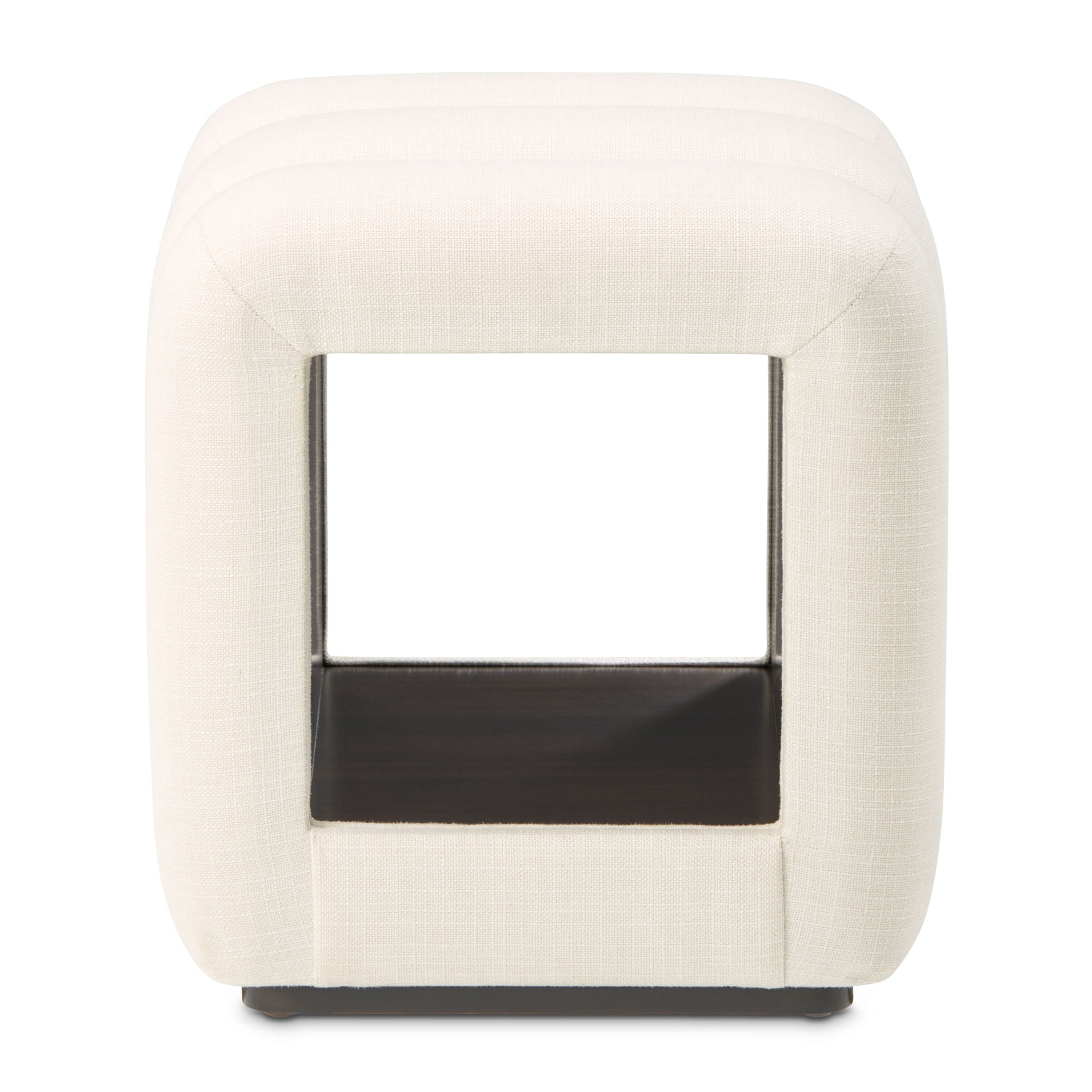 Belmont Place - Vanity Bench - Cream / Espresso