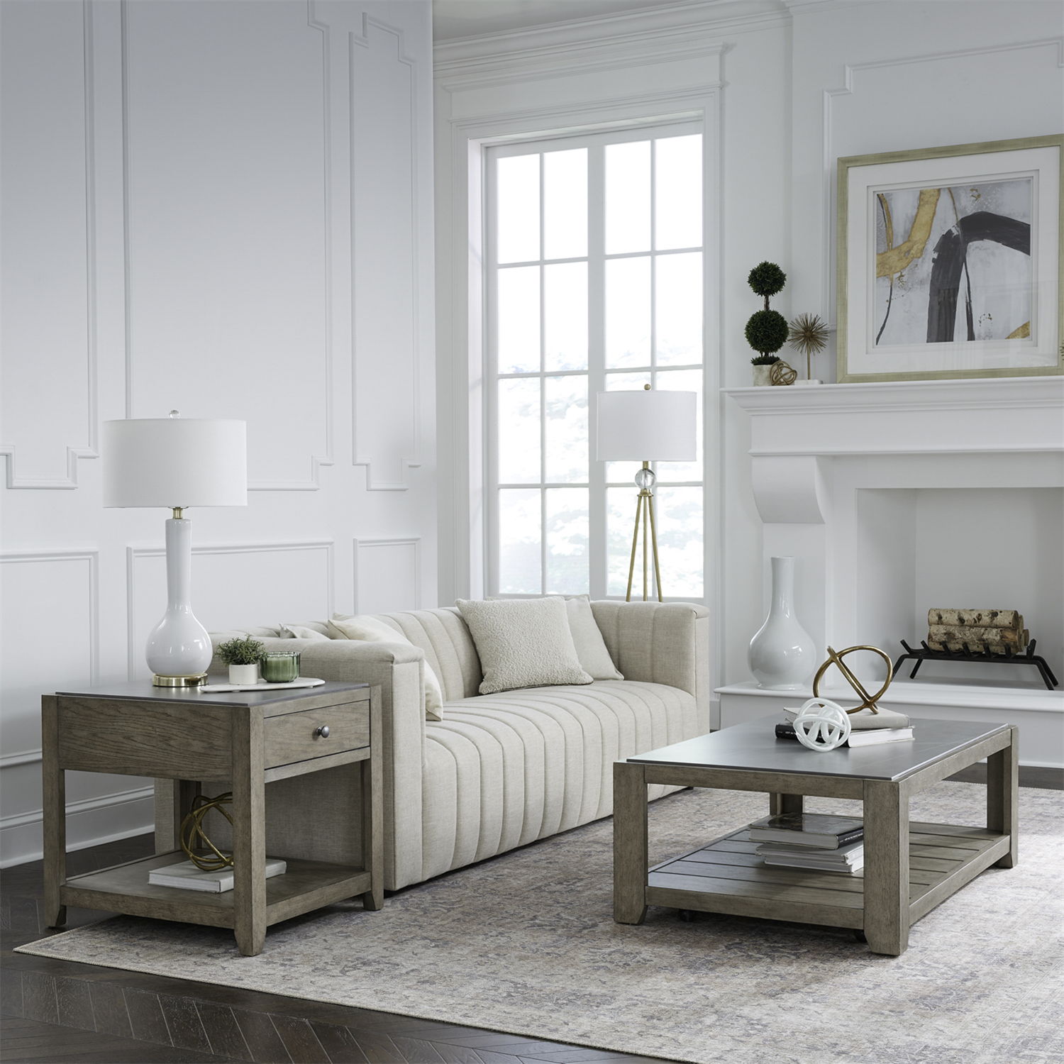 Millstone - 3 Piece Set (1 Cocktail 2 End Tables) - Nutmeg