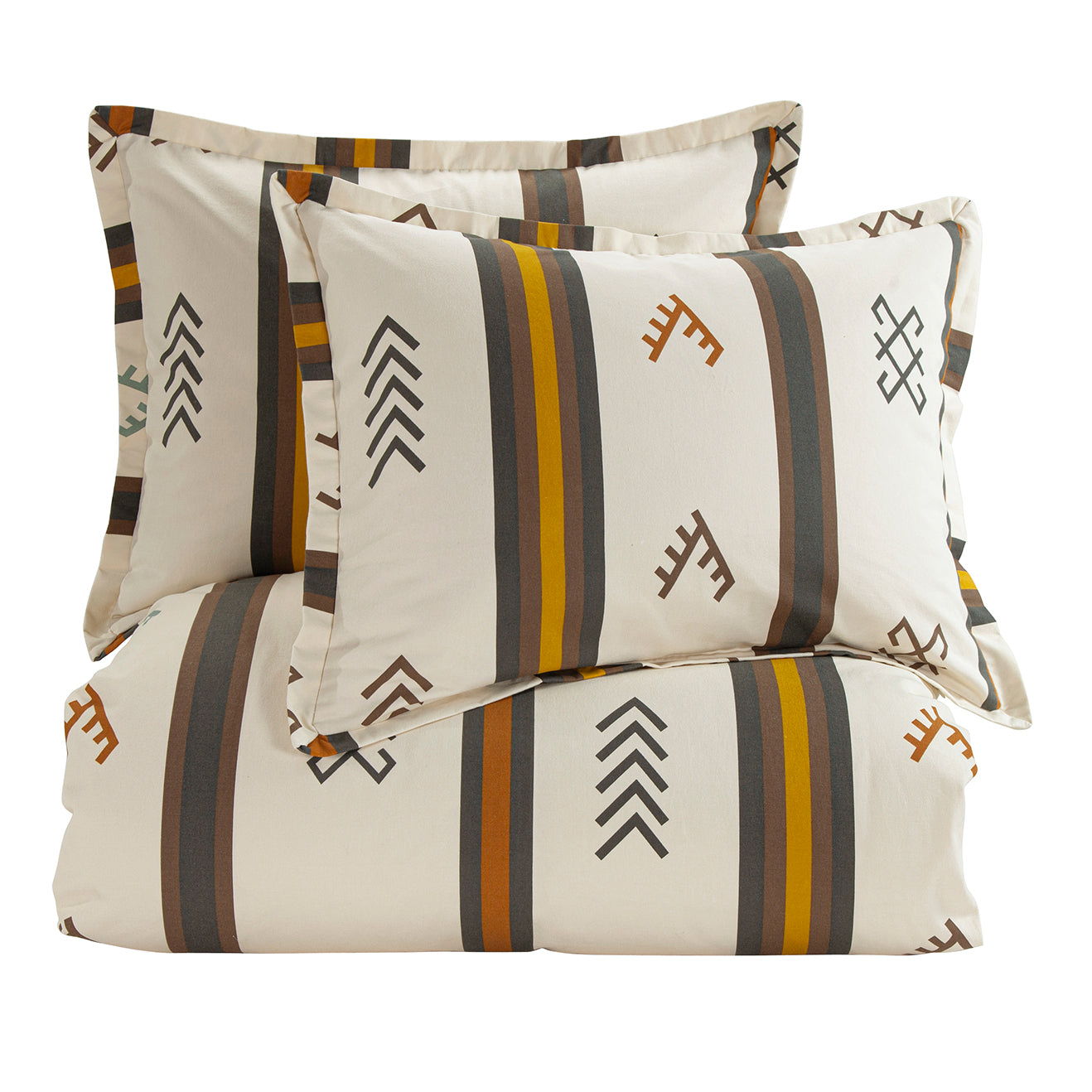 Toluca Canvas - Full Comforter Set (Set of 3) - Multi Color