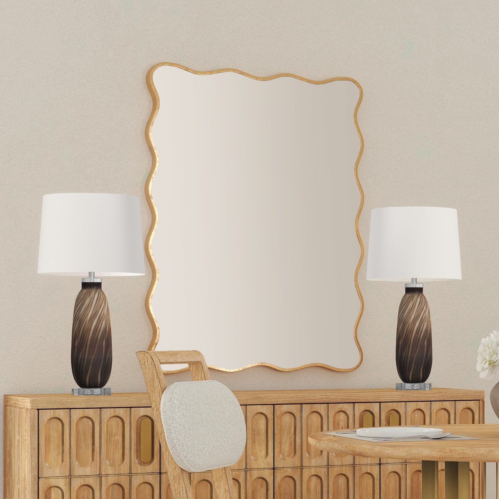 Bronze Drift Table Lamp - Brown