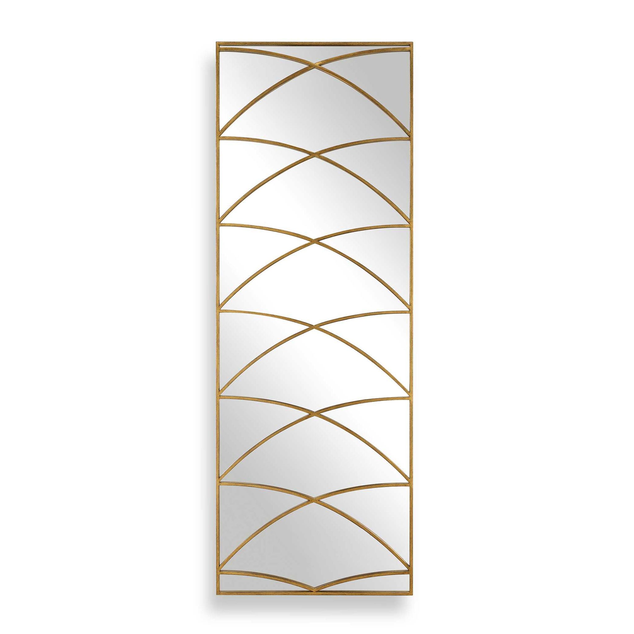 Crossed Up - Full Length Mirror - Gold