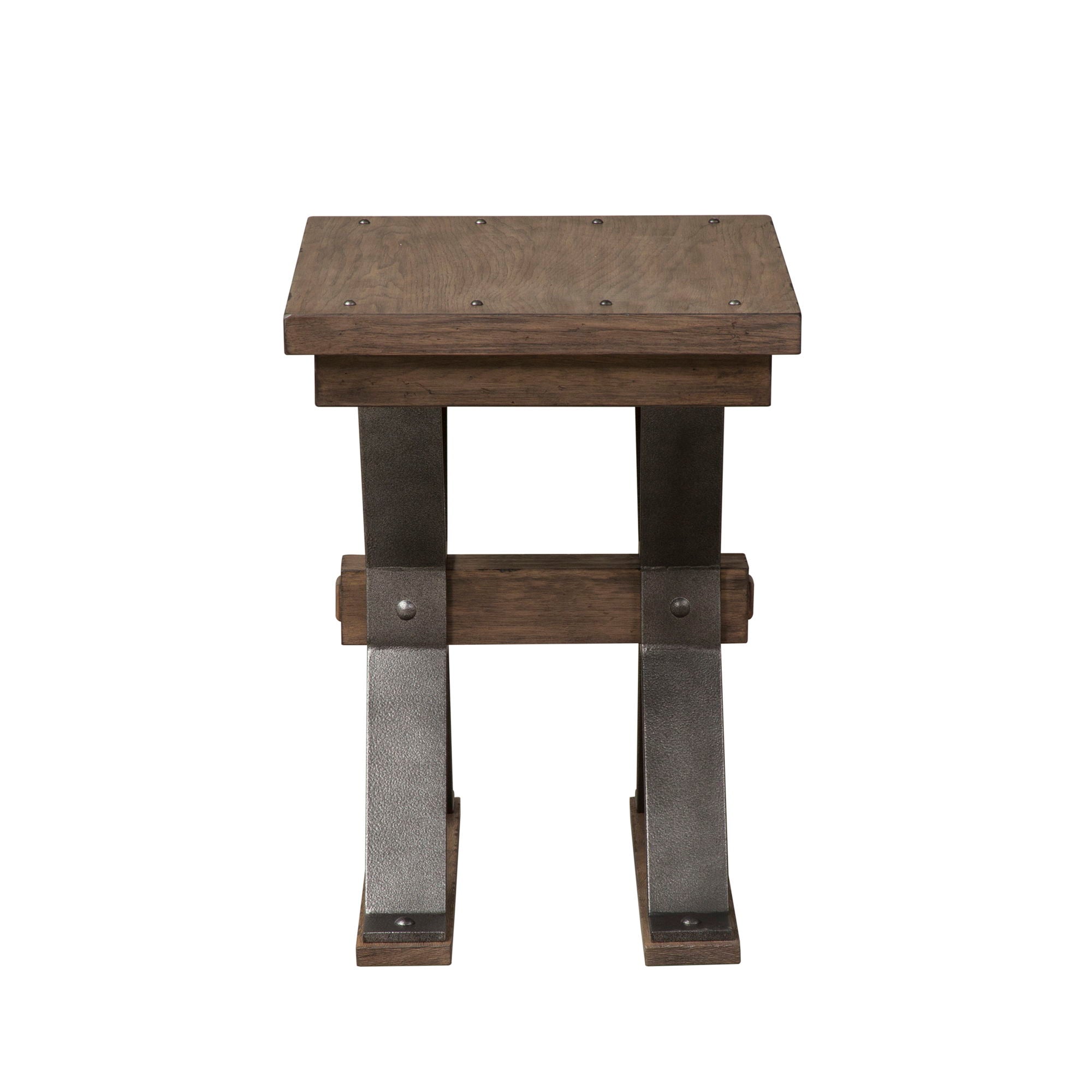 Sonoma Road - Chair Side Table - Weathered Beaten Bark