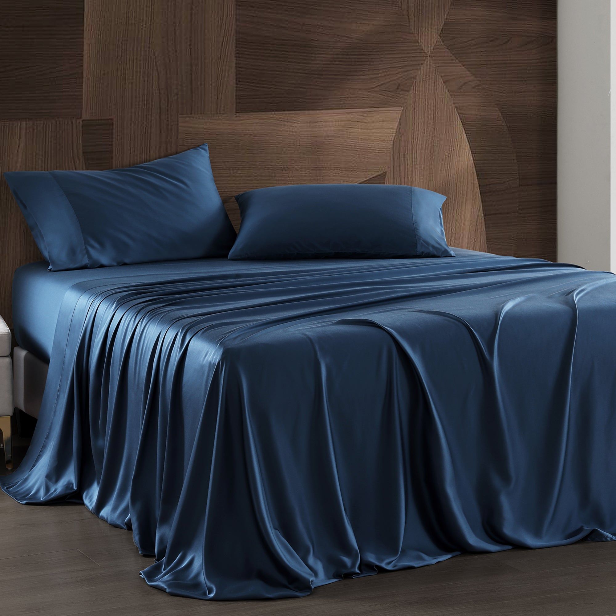 Lyocell - King Eucalyptus Sheet Set (Set of 4) - Regal Blue