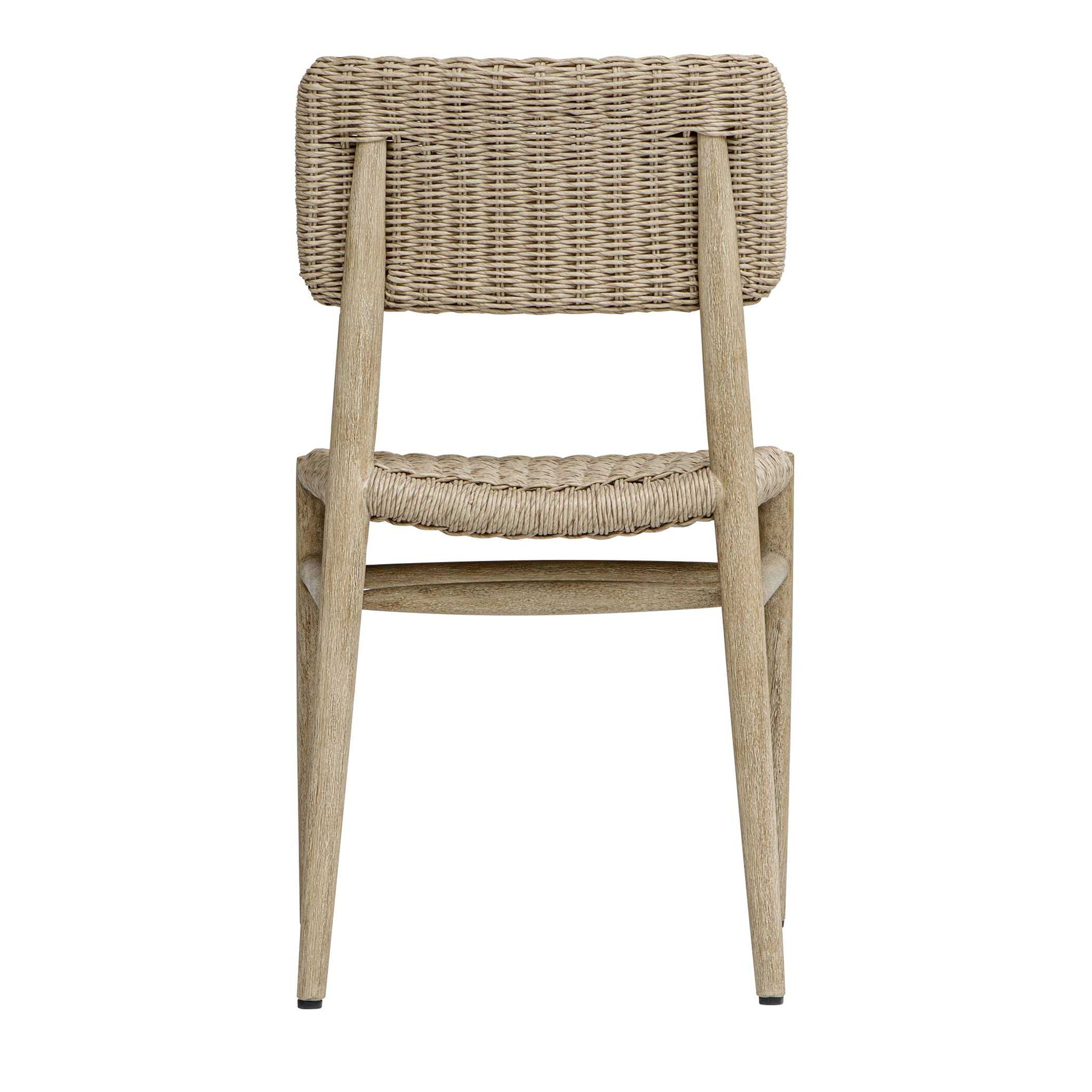 Kailua - Outdoor Wicker Dining Chair - Gray