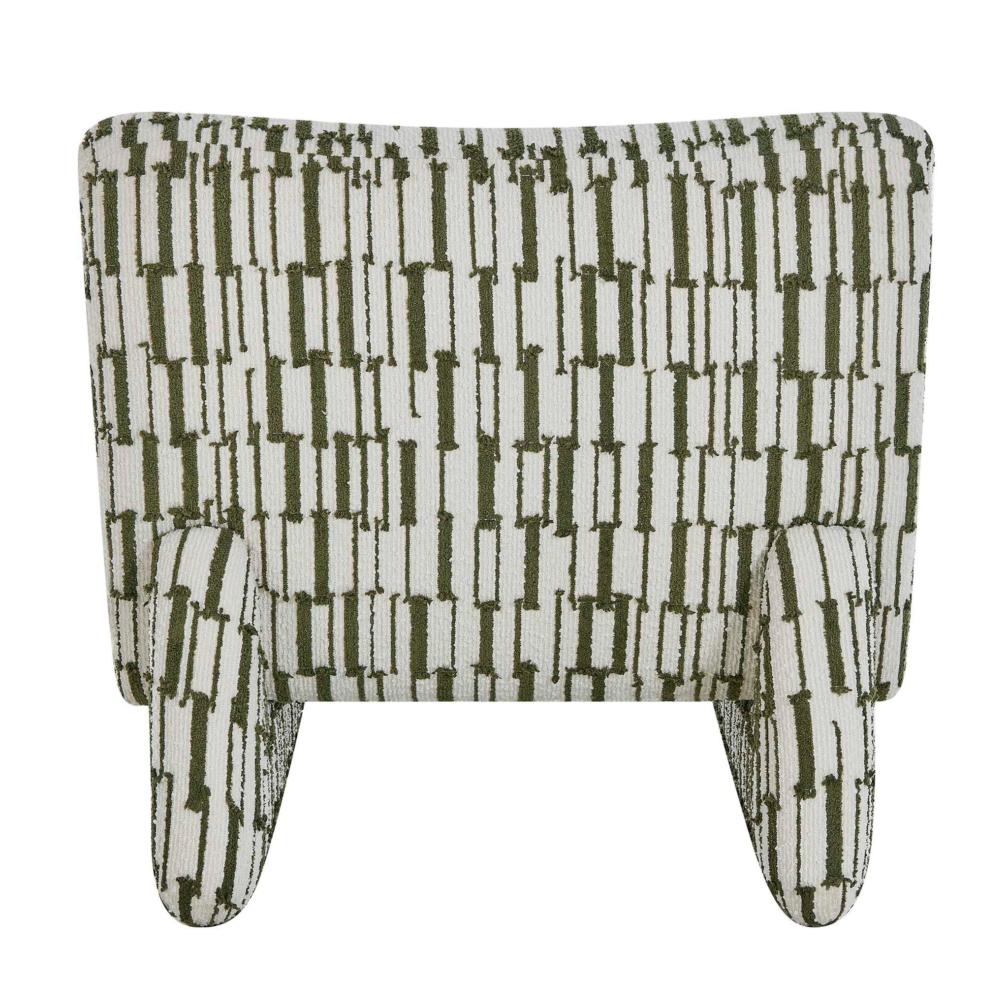 Willa - Accent Chair - Green / White