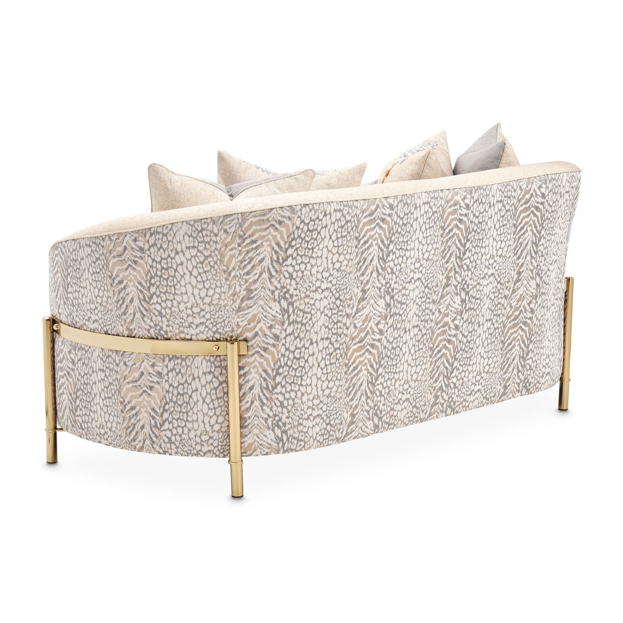 Lisbon - Loveseat - Opal / Gold