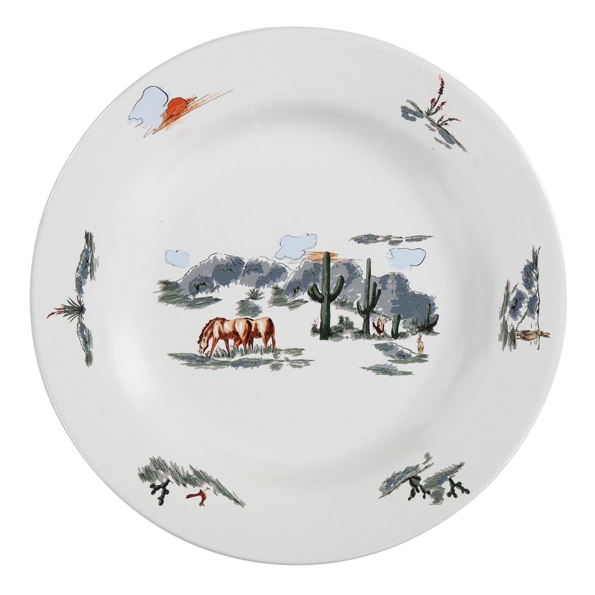Ranch Life - Ceramic Dinnerware Set (Set of 16) - Duffle Bag