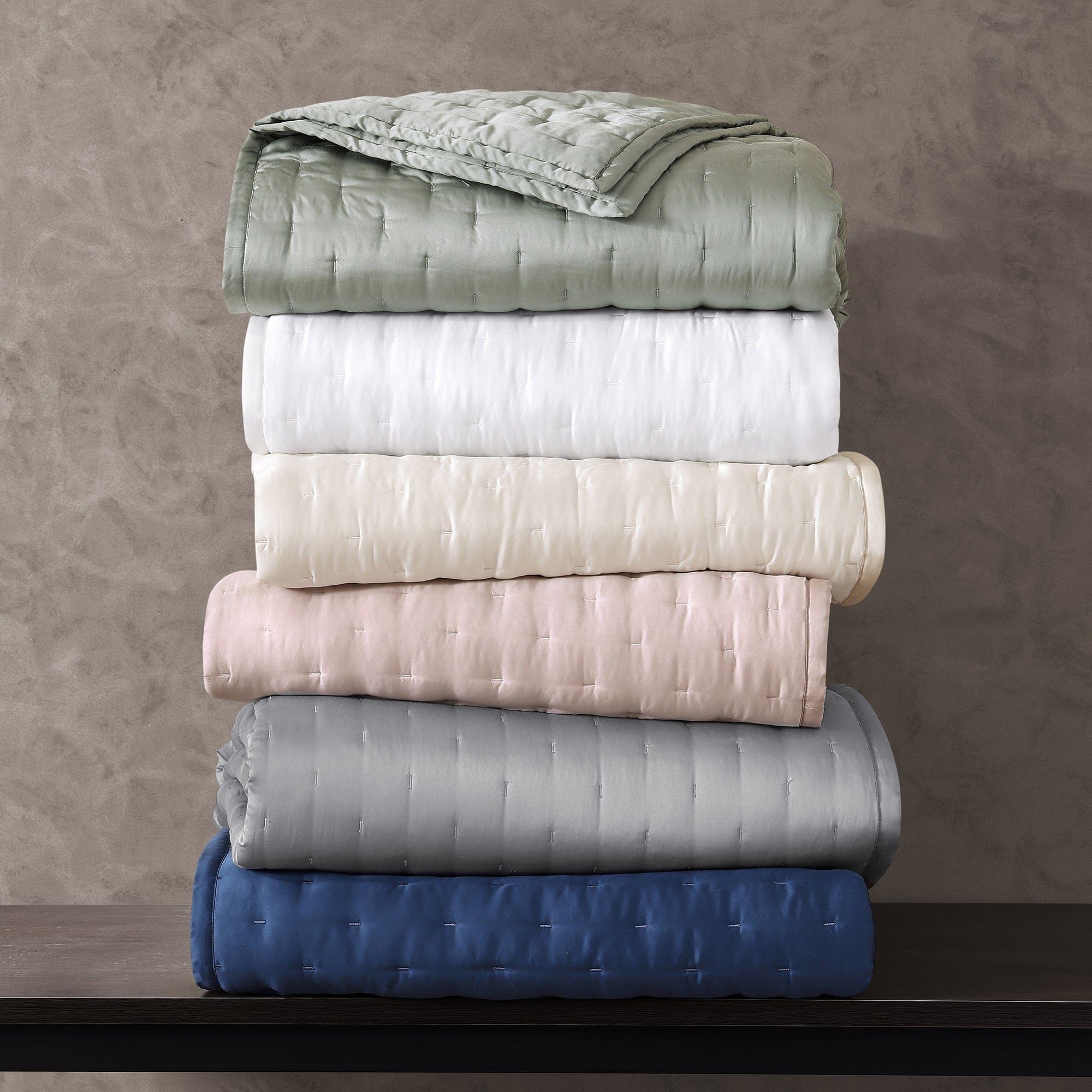 Lyocell - King Eucalyptus Quilt Set (Set of 3) - Sage