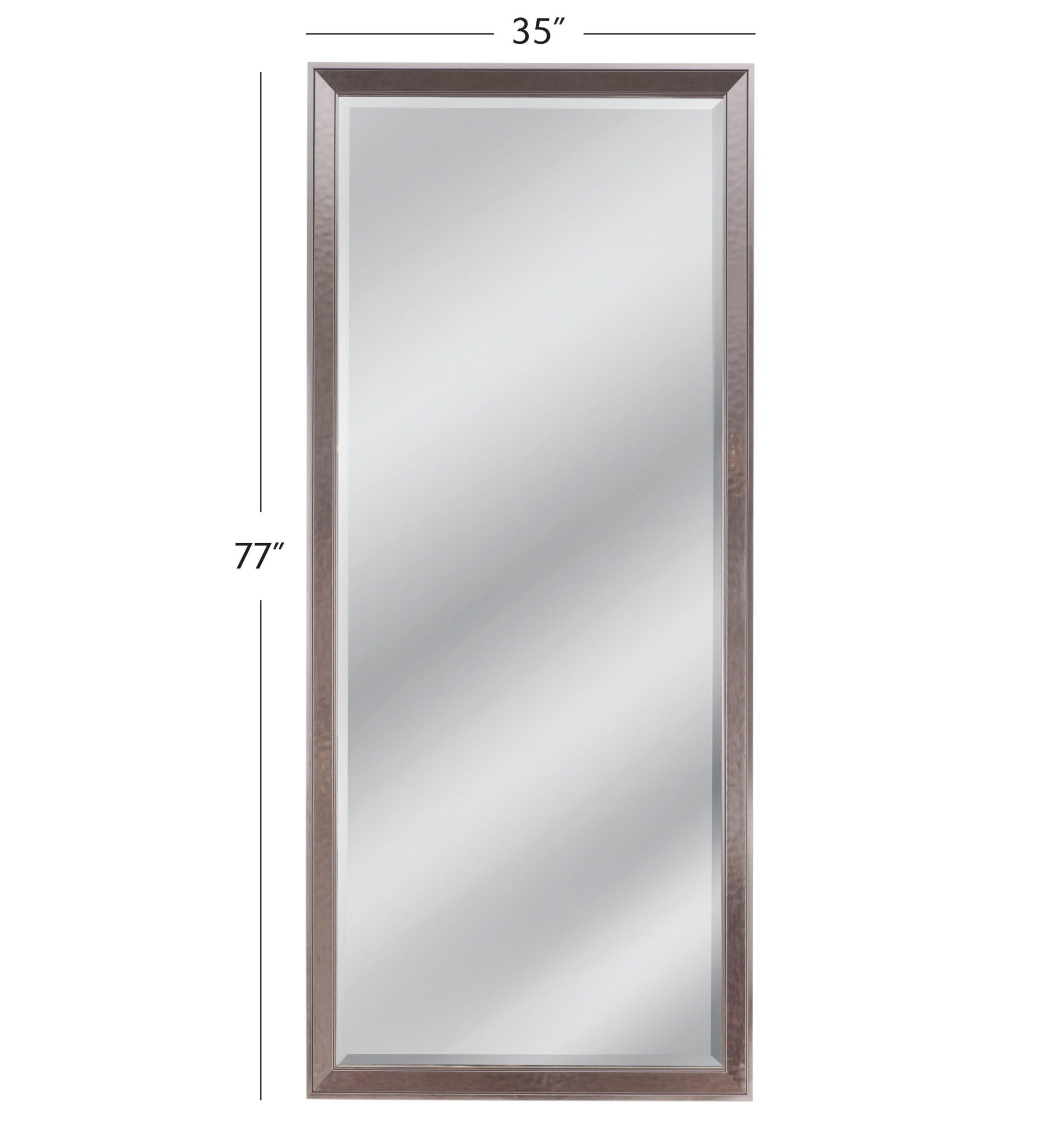 Sophie - Floor Mirror - Silver