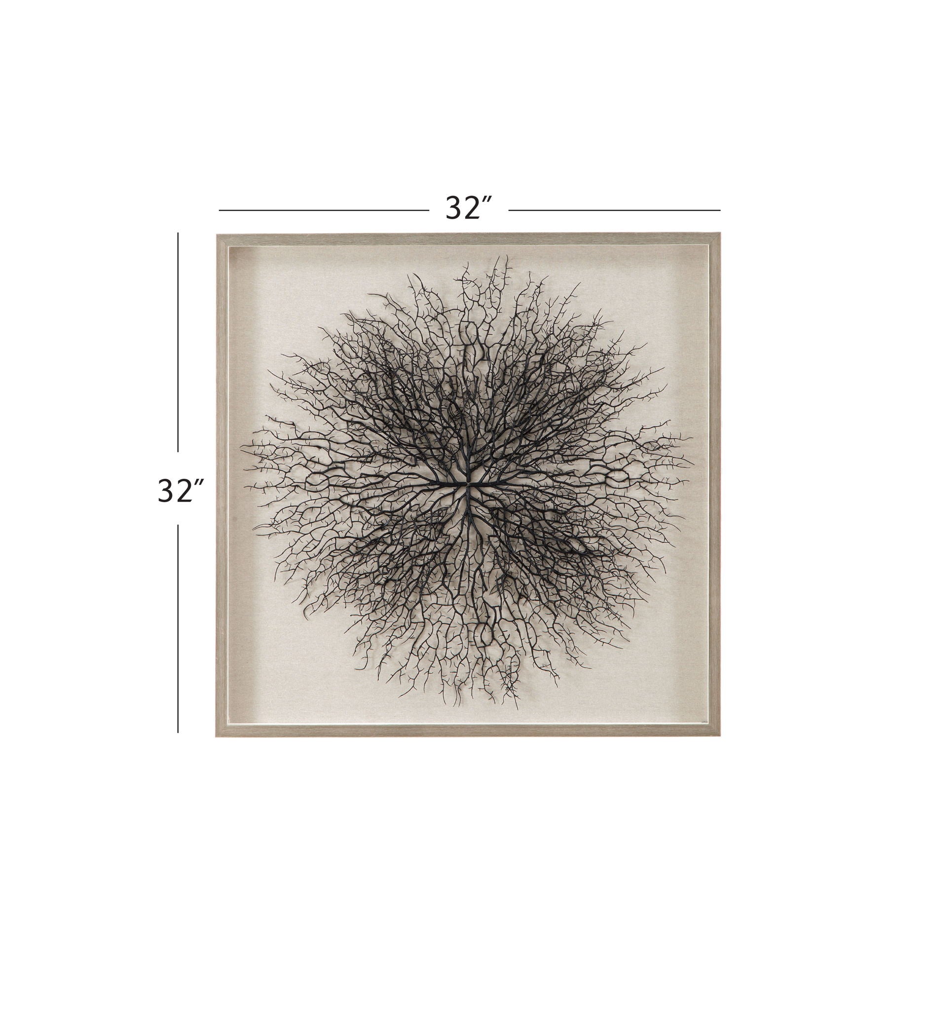 Gracee Canvas Art - Pearl Silver