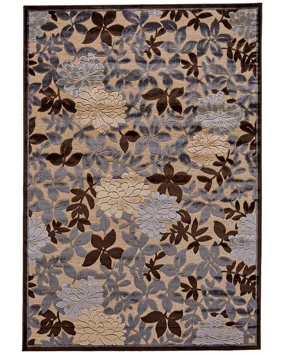 SAPHIR Collection - 3784F Ivory/Dark Gray