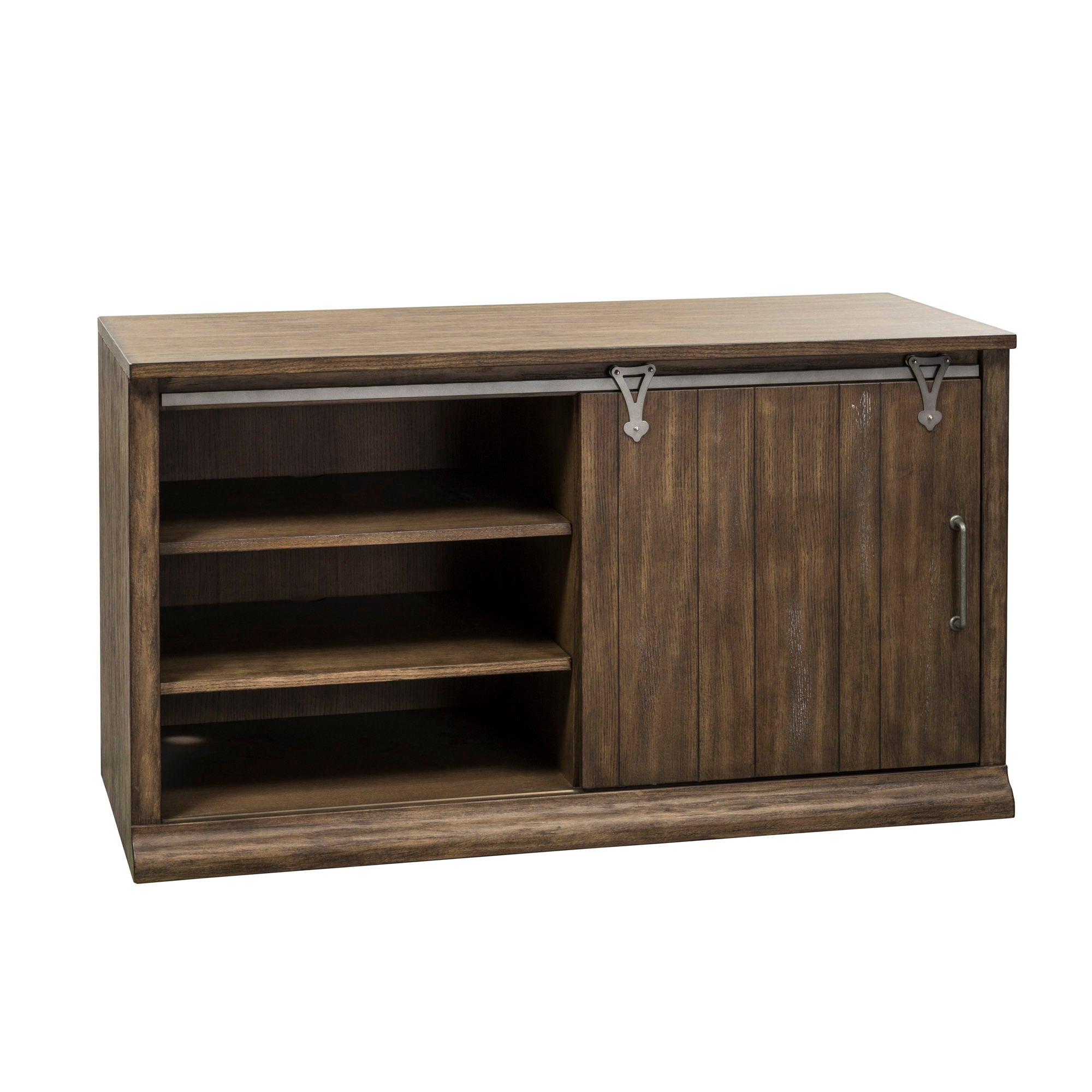 Stone Brook - Computer Credenza - Rustic Saddle