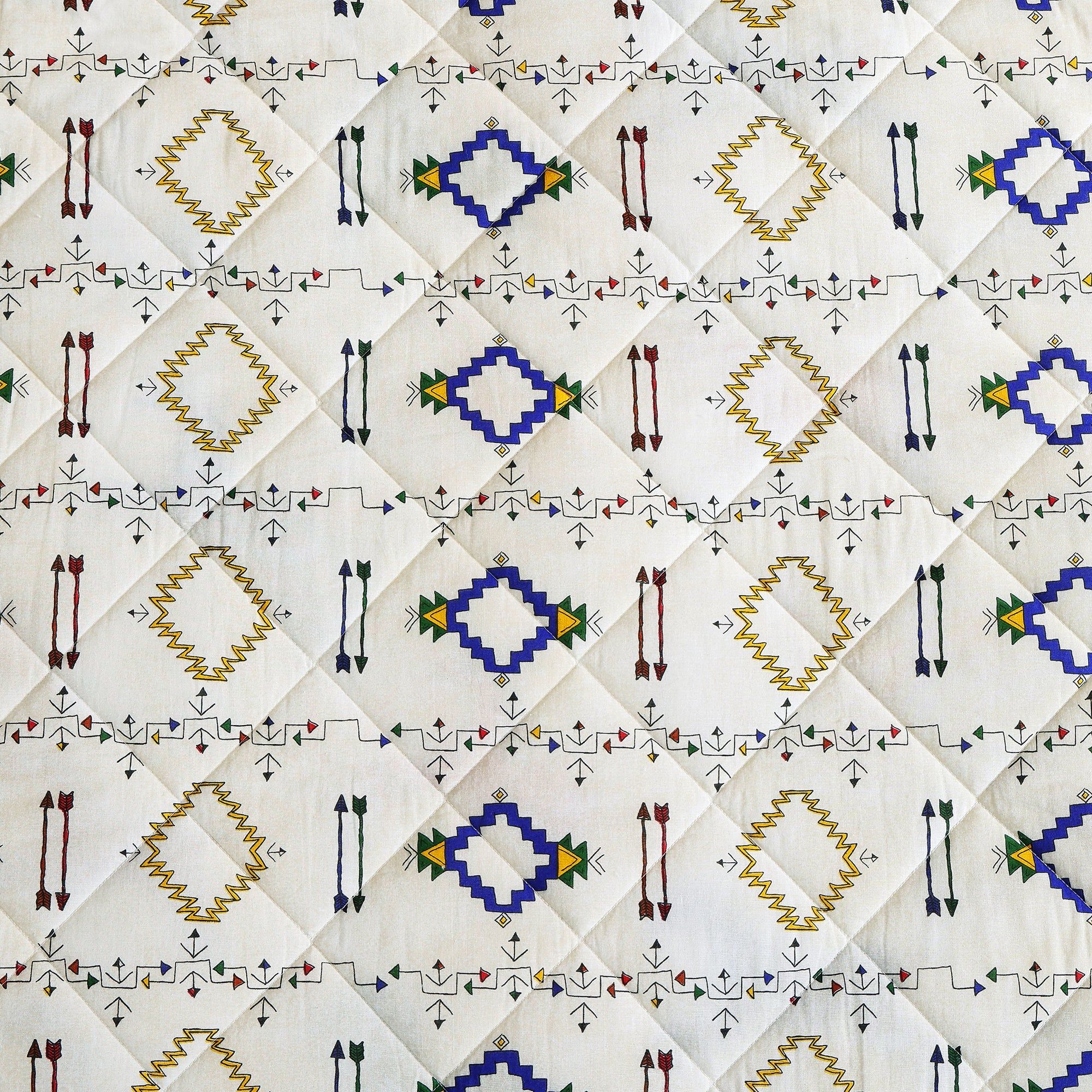 Wild Horses - King Reversible Quilt Set (Set of 3) - Multi Color