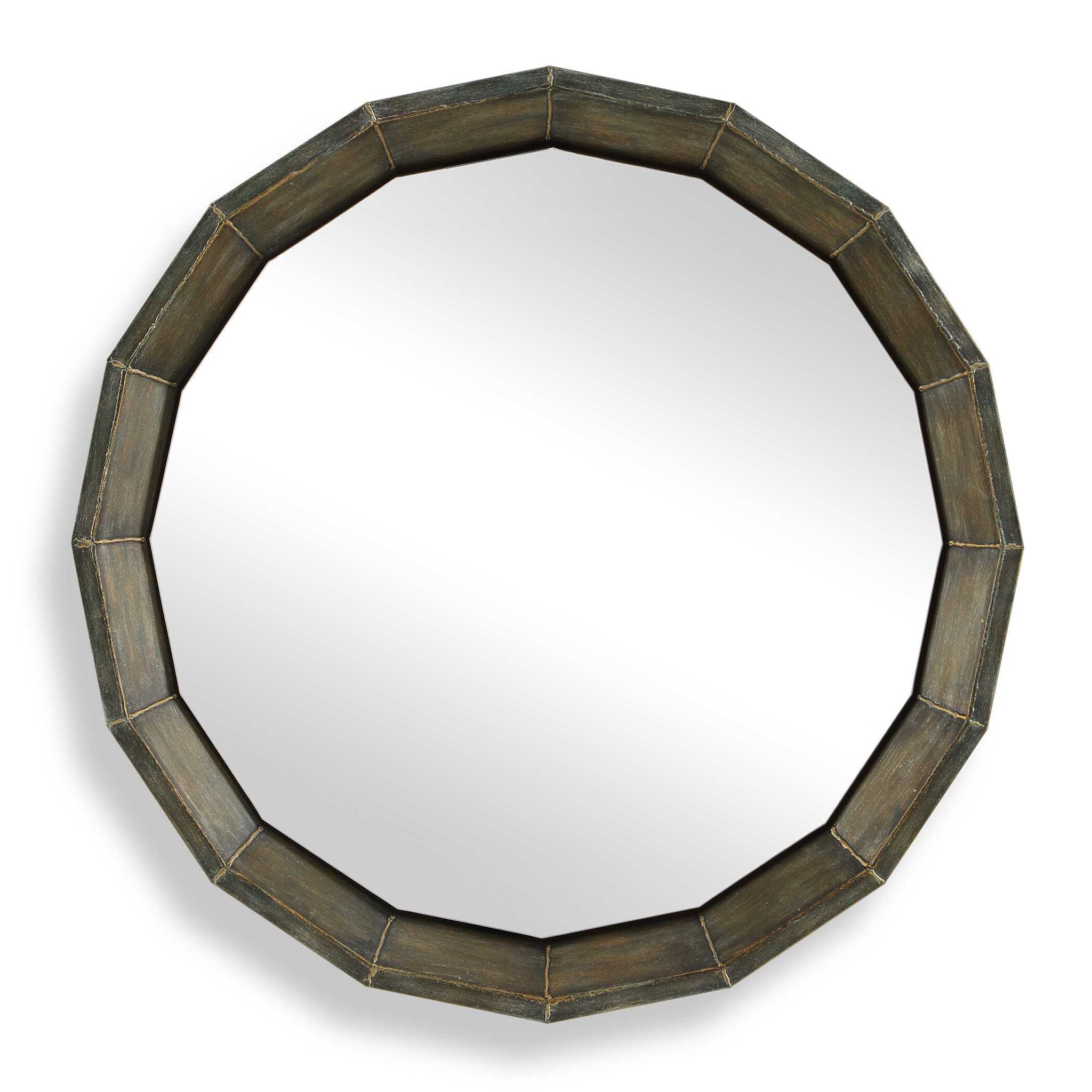 Neve - Round Mirror - Bronze