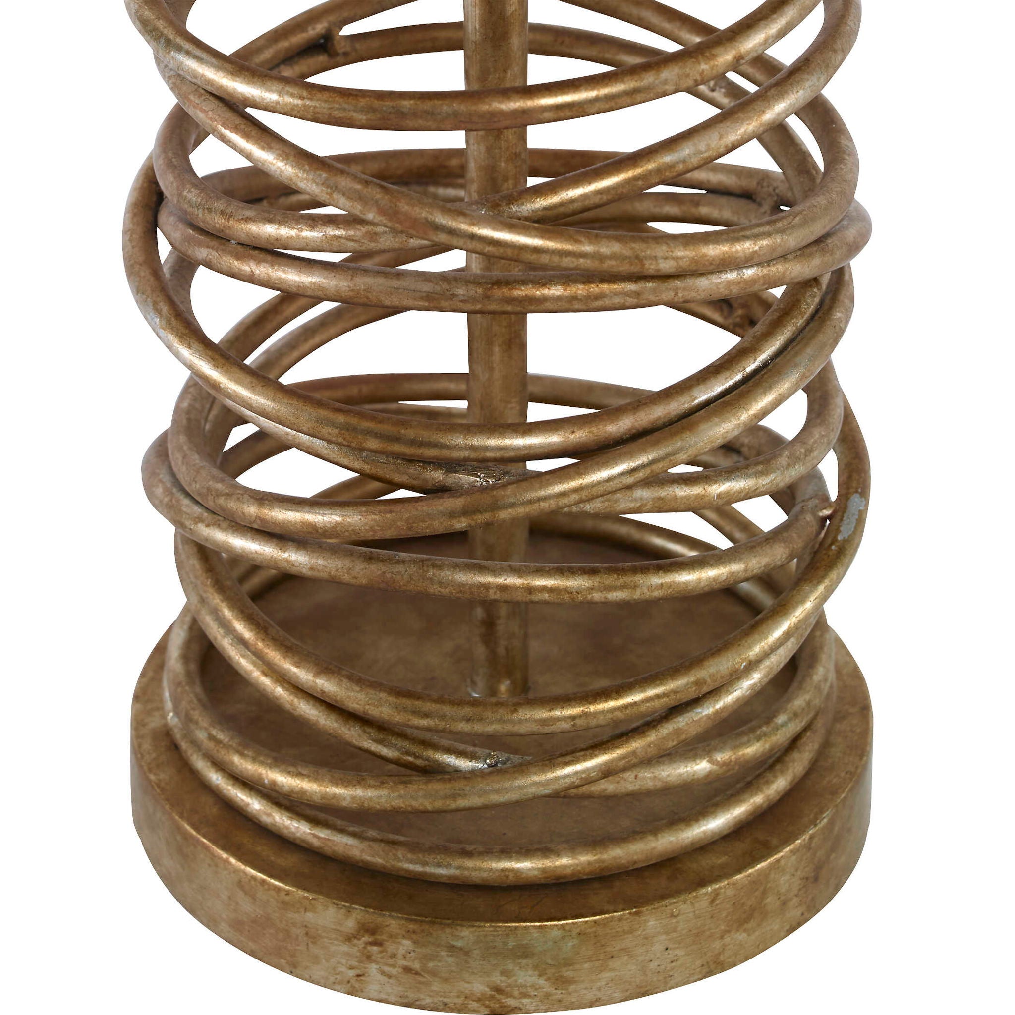 Amarey - Metal Ring Table Lamp - Gold
