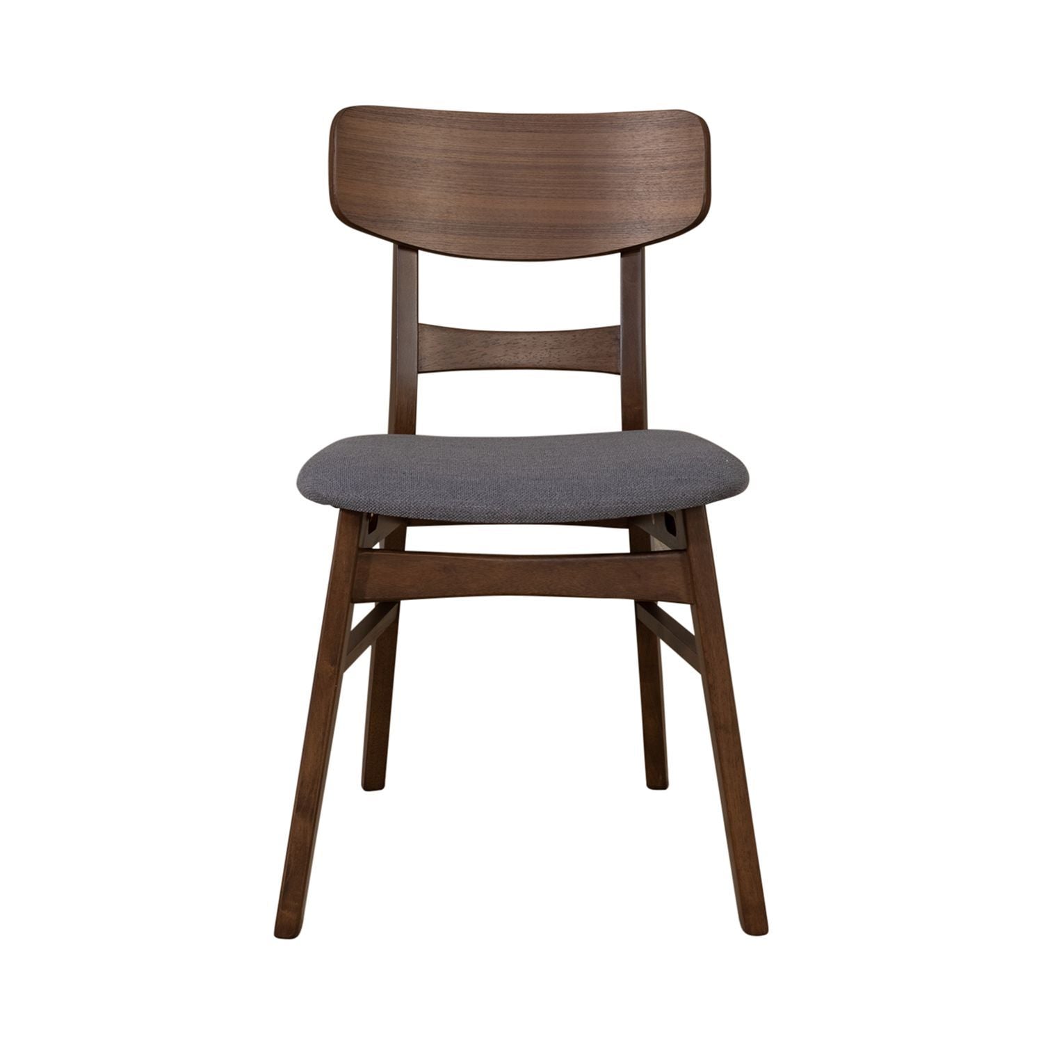 Space Savers - Panel Back Side Chair - Walnut