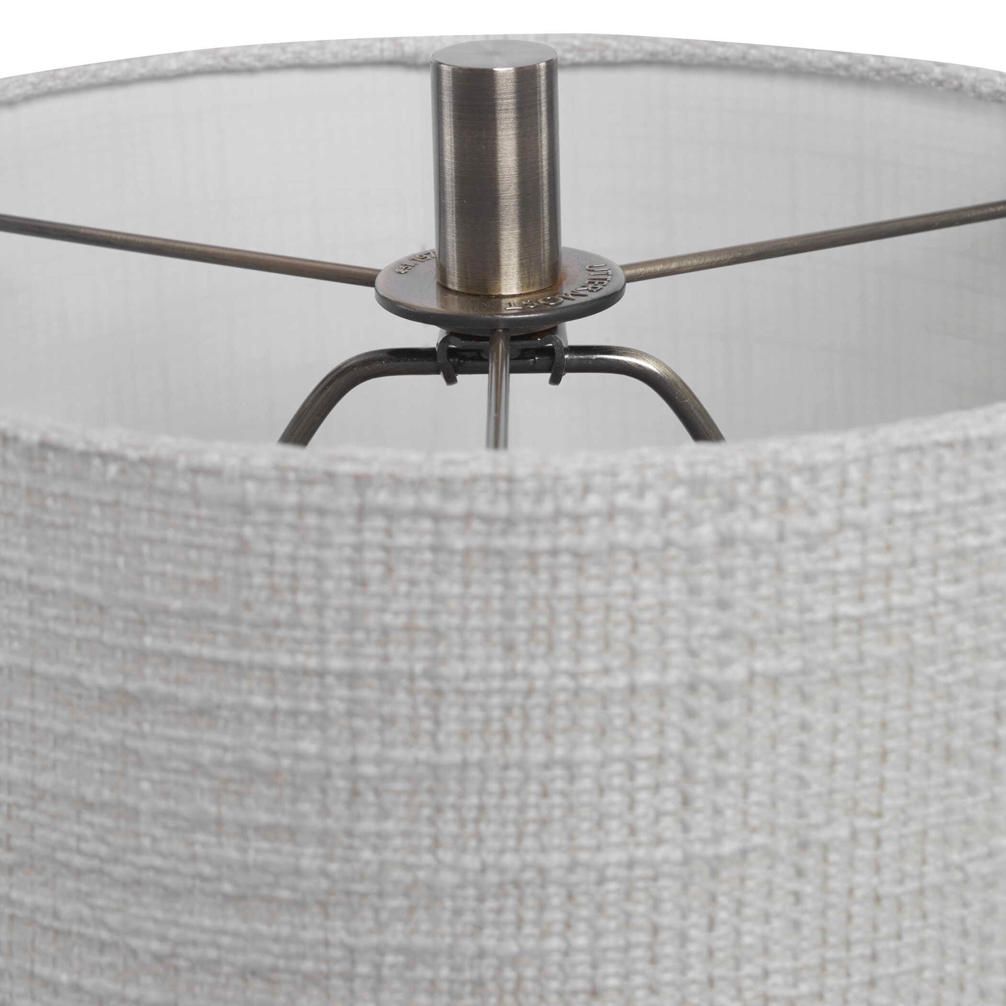Zahlia - Ceramic Lamp - Aged Gray