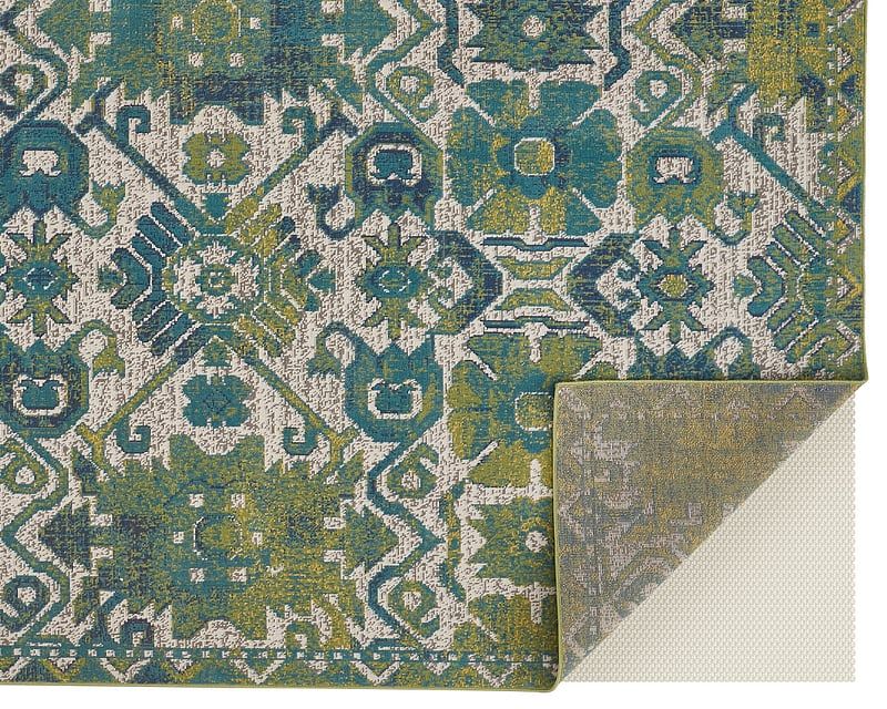 FOSTER Collection - 3758F Green/Beige