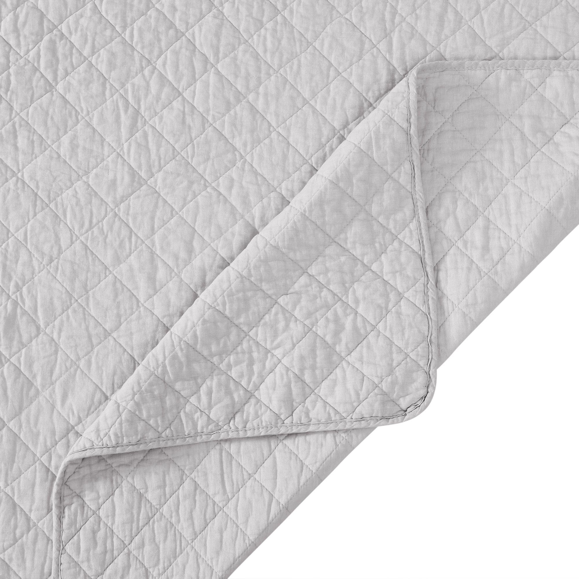 Cotton Comfort - Full/Queen Quilt Set (Set of 3) - Gray