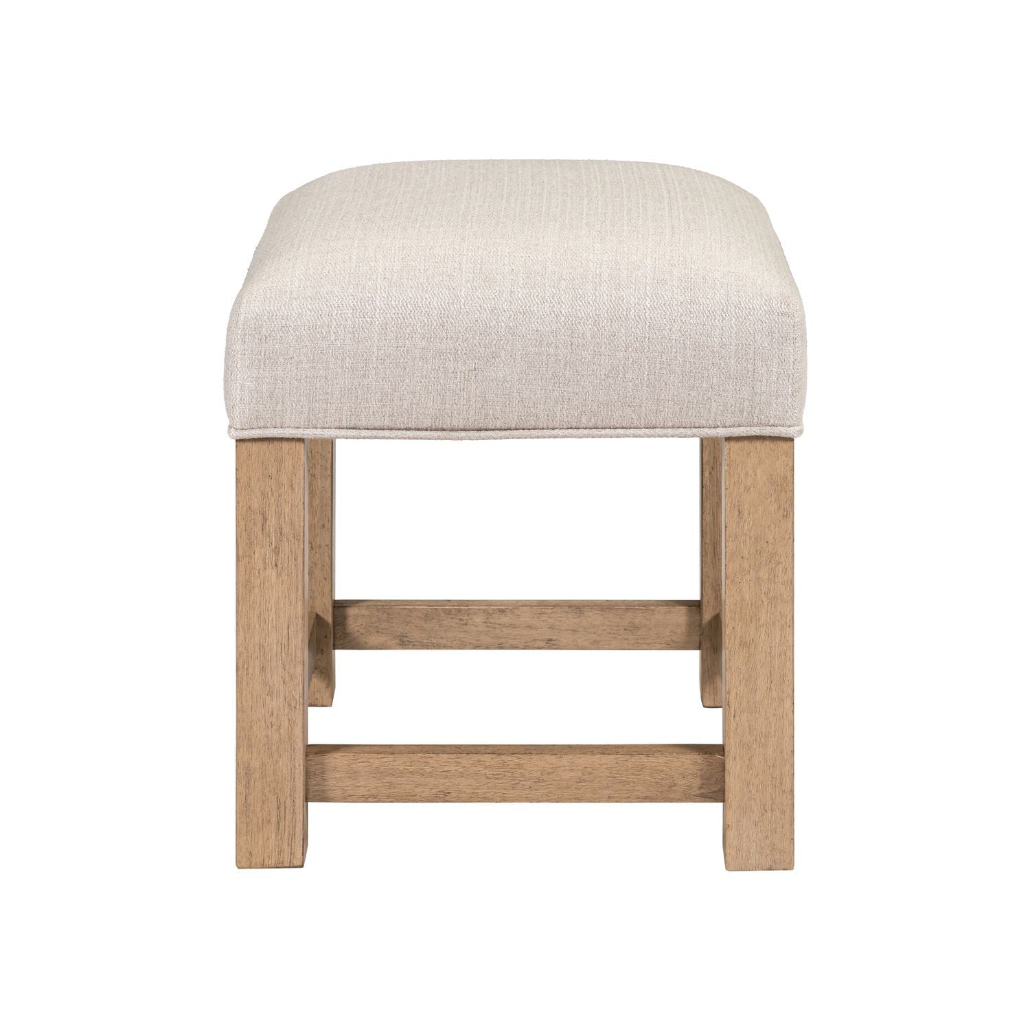 Corso - Upholstered Console Stool - Natural & Concrete