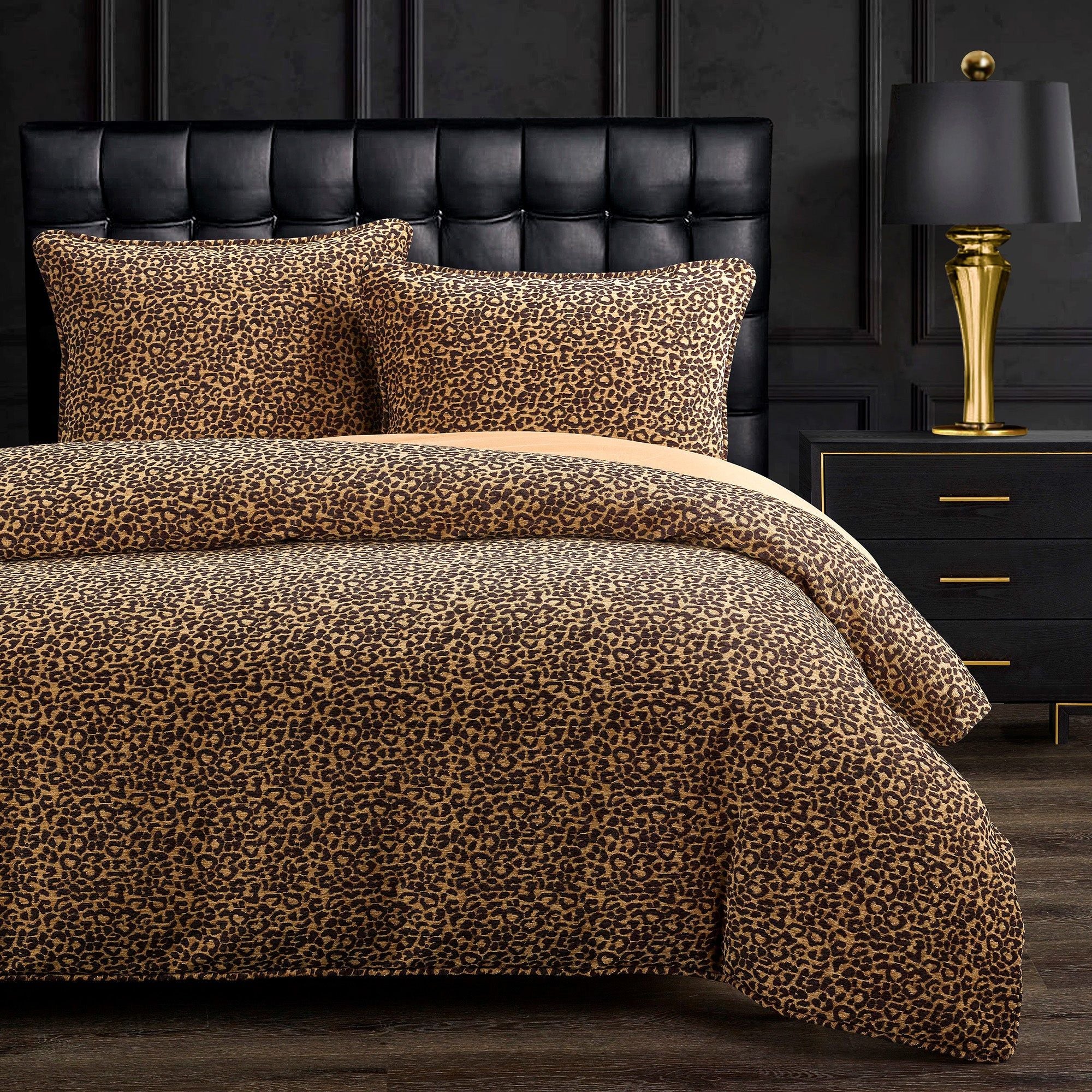 Adrienne - King Duvet Cover Set (Set of 3) - Gold