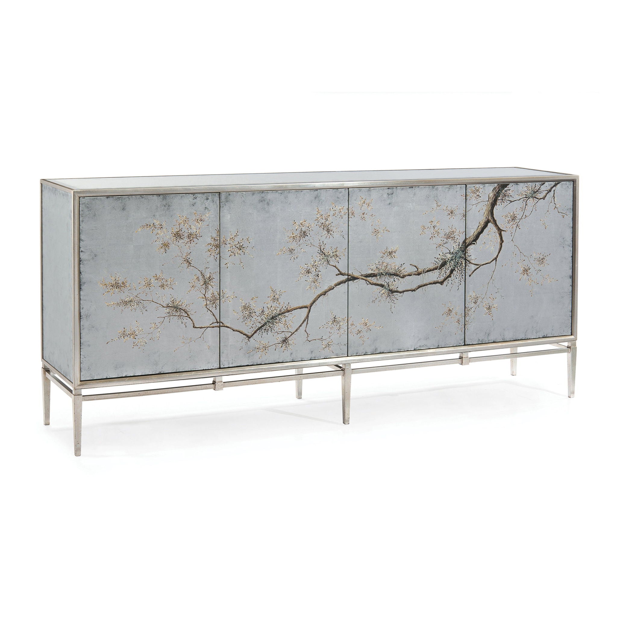 Falling Branch Four-Door Credenza
