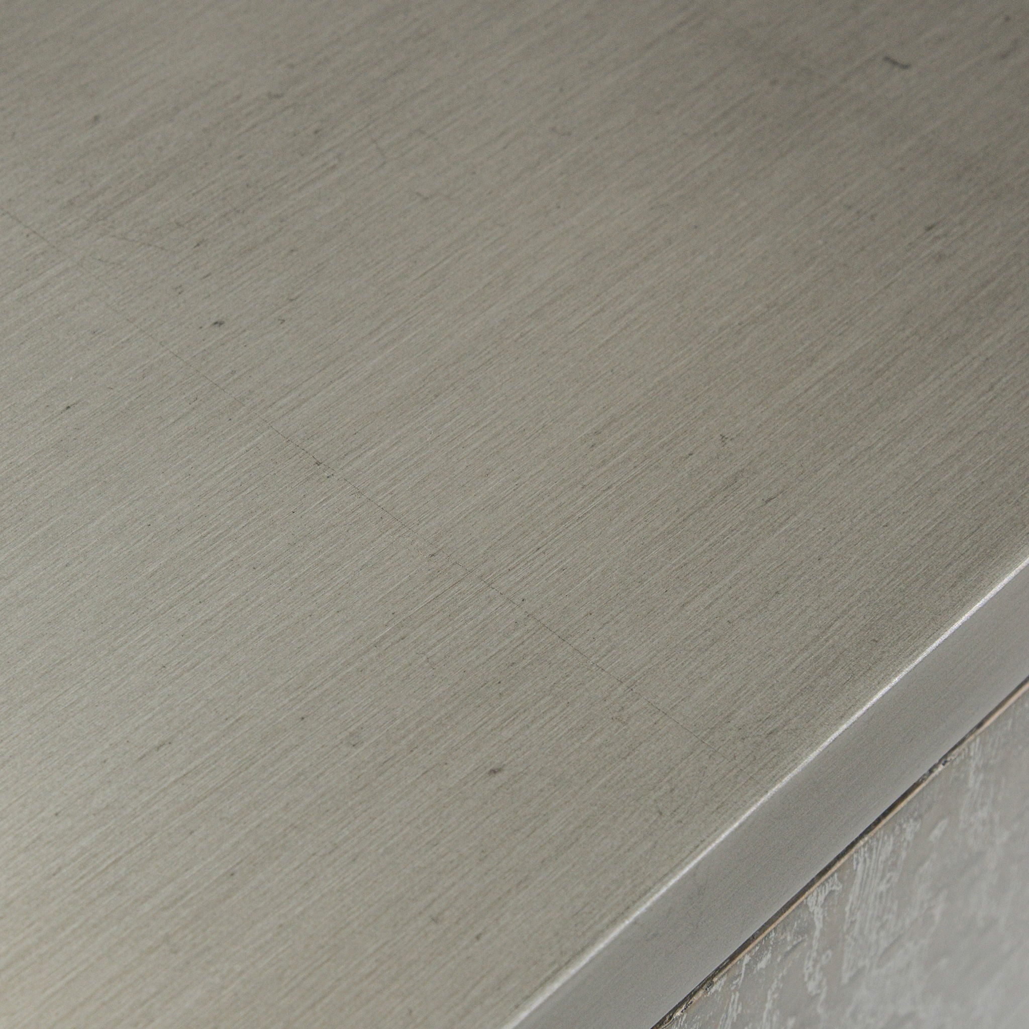 River's Edge Four-Door Credenza, Silver