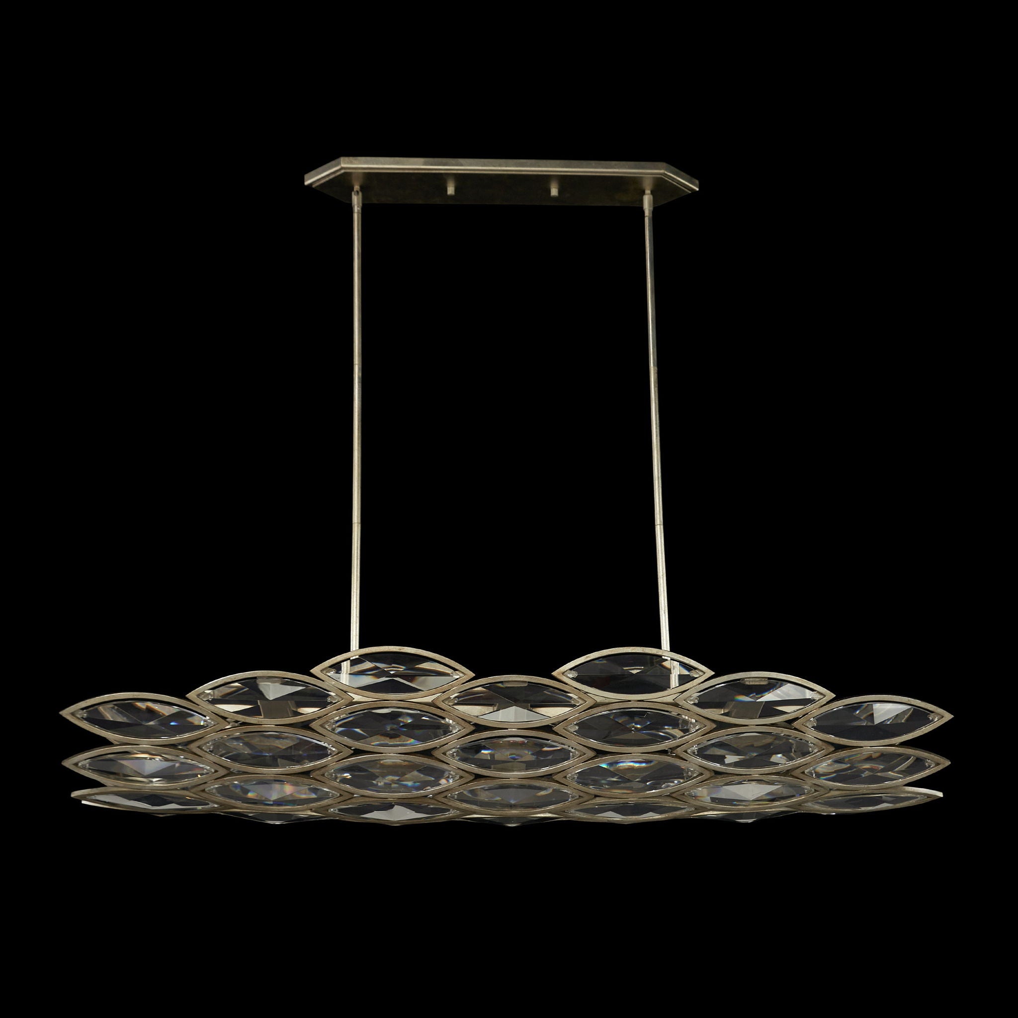 Petaline Six-Light Horizontal Chandelier