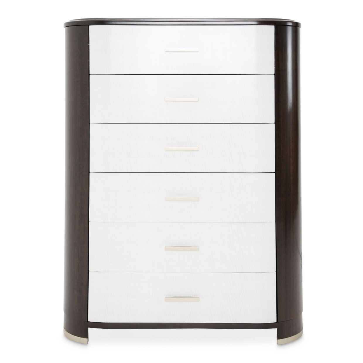 Paris Chic - 6-Drawer Chest - Espresso Brown