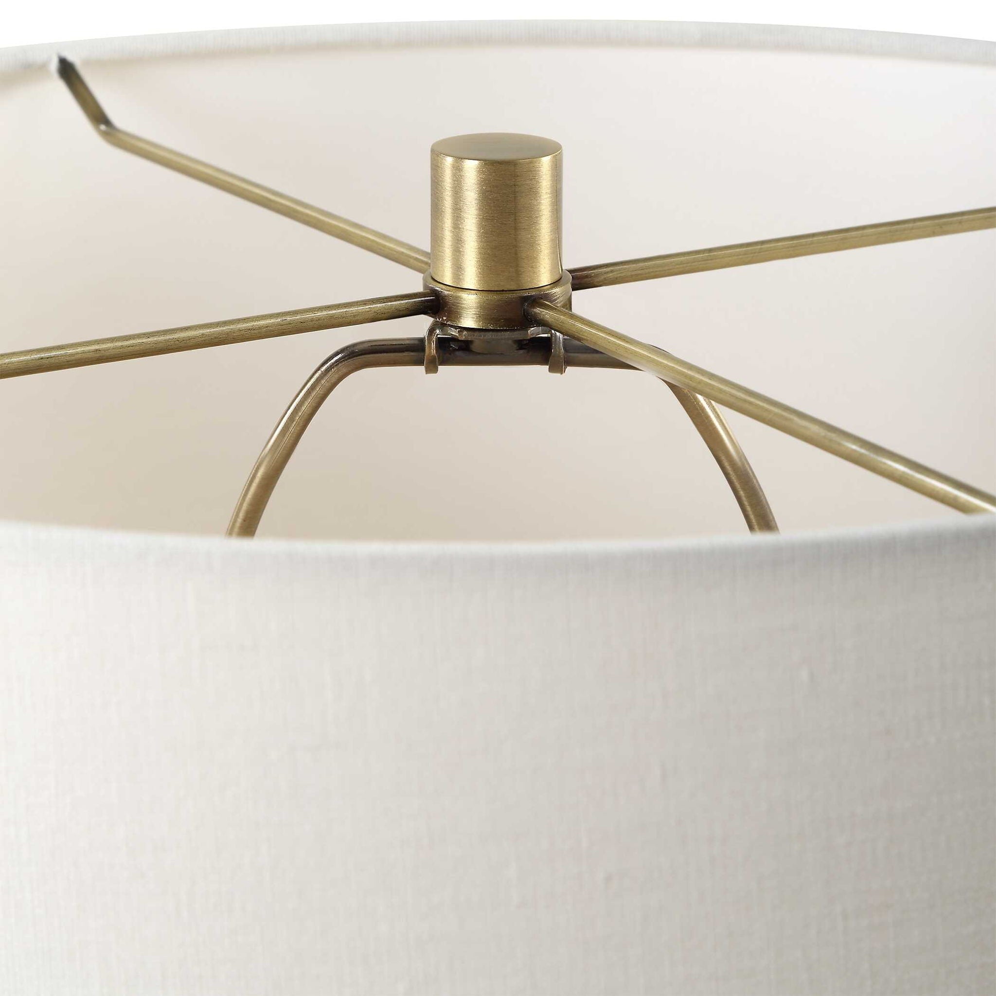 Plinth - White Marble Table Lamp
