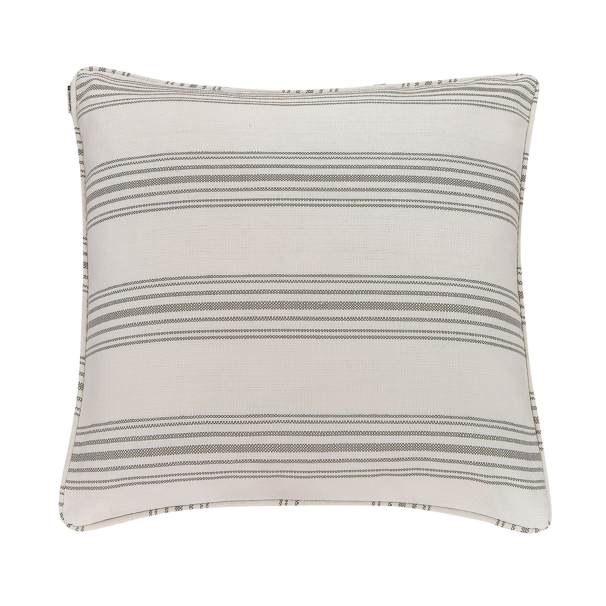 Prescott - Piped Euro Sham - Taupe