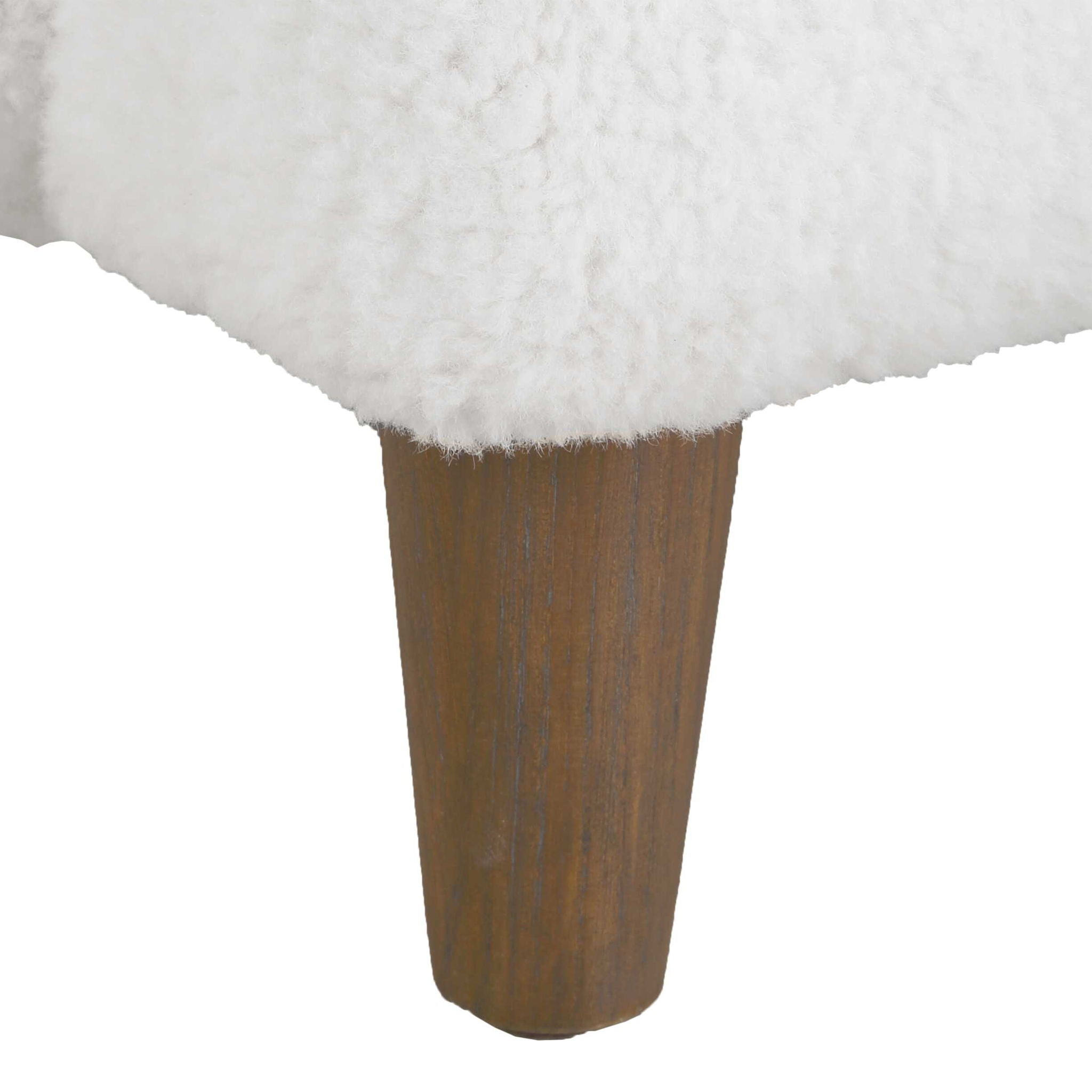 Ingel - Wingback Armchair - White