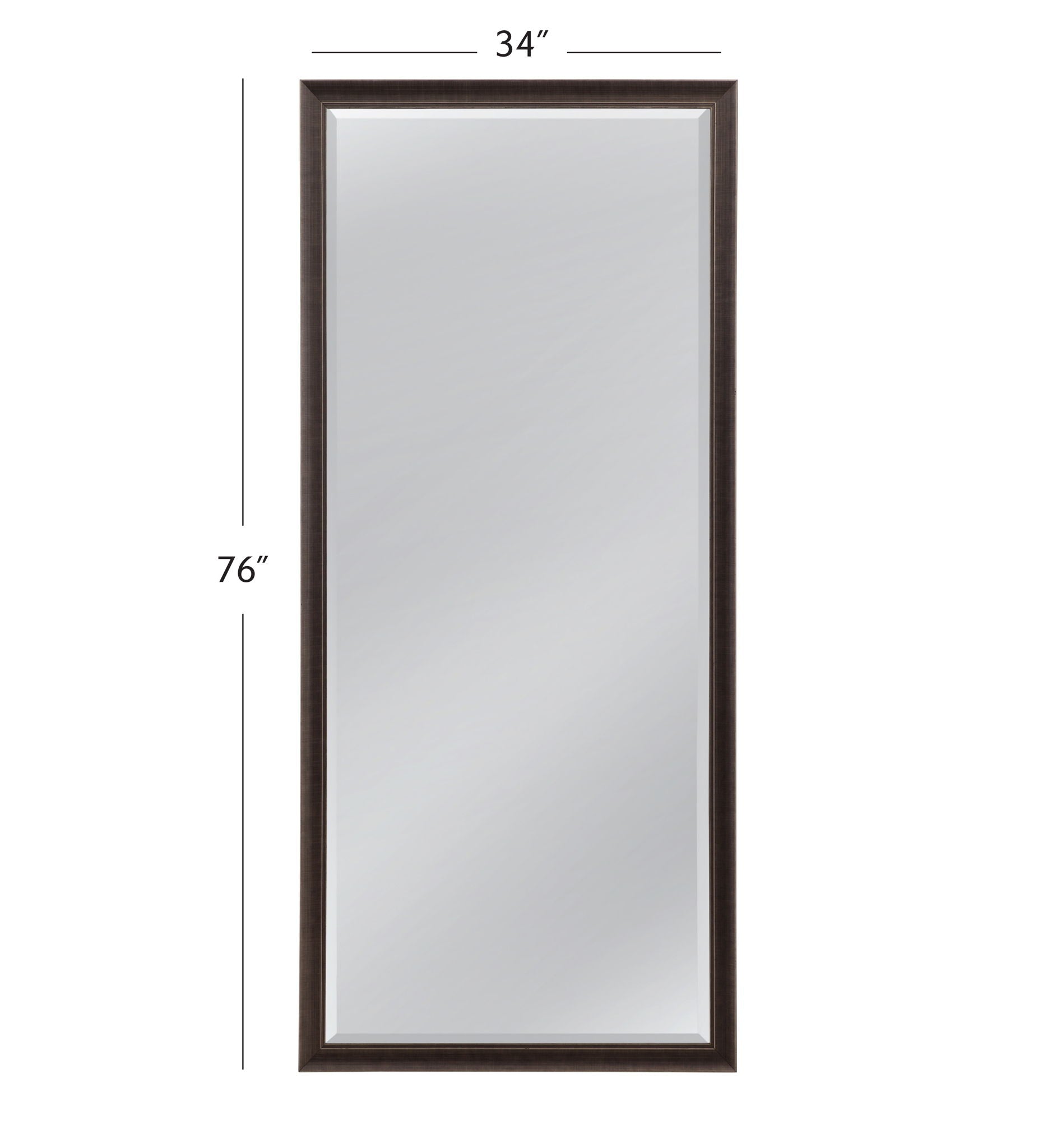 Ren - Floor Mirror - Dark Brown