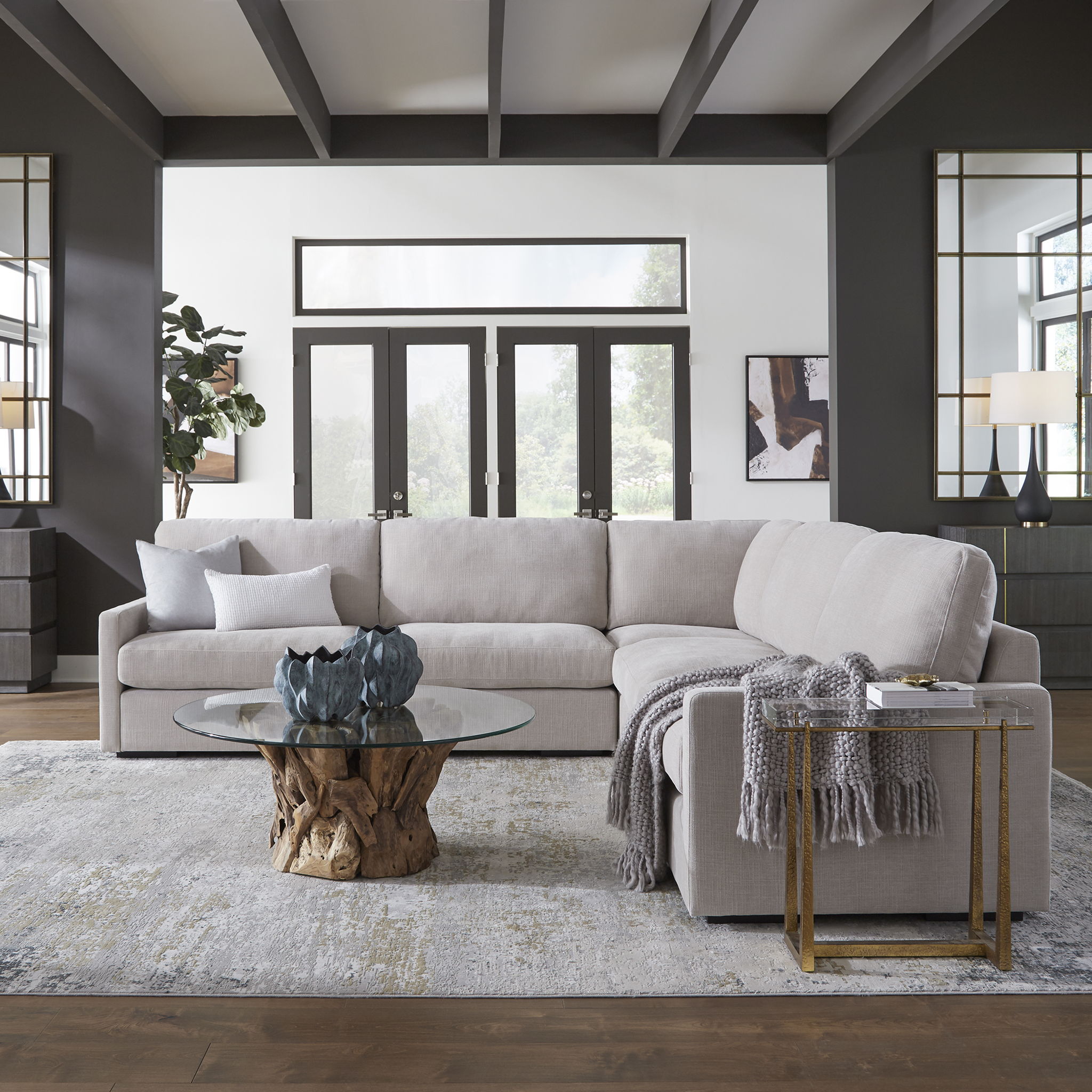Refuge - Sand Corner Sofa