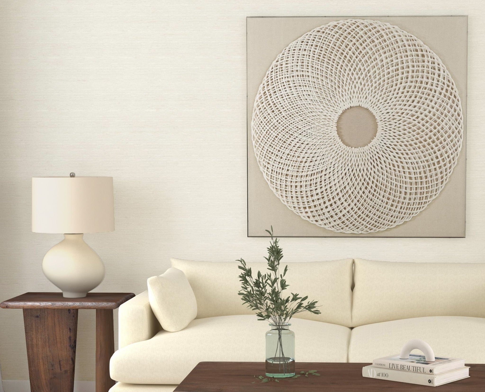 Fleetwood Canvas Art - Beige
