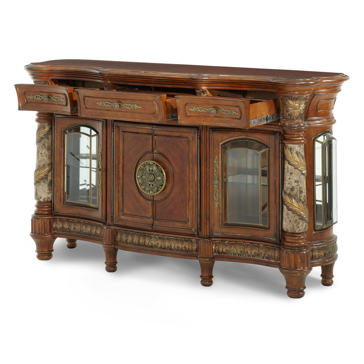 Villa Valencia - Sideboard Mirror - Classic Chestnut