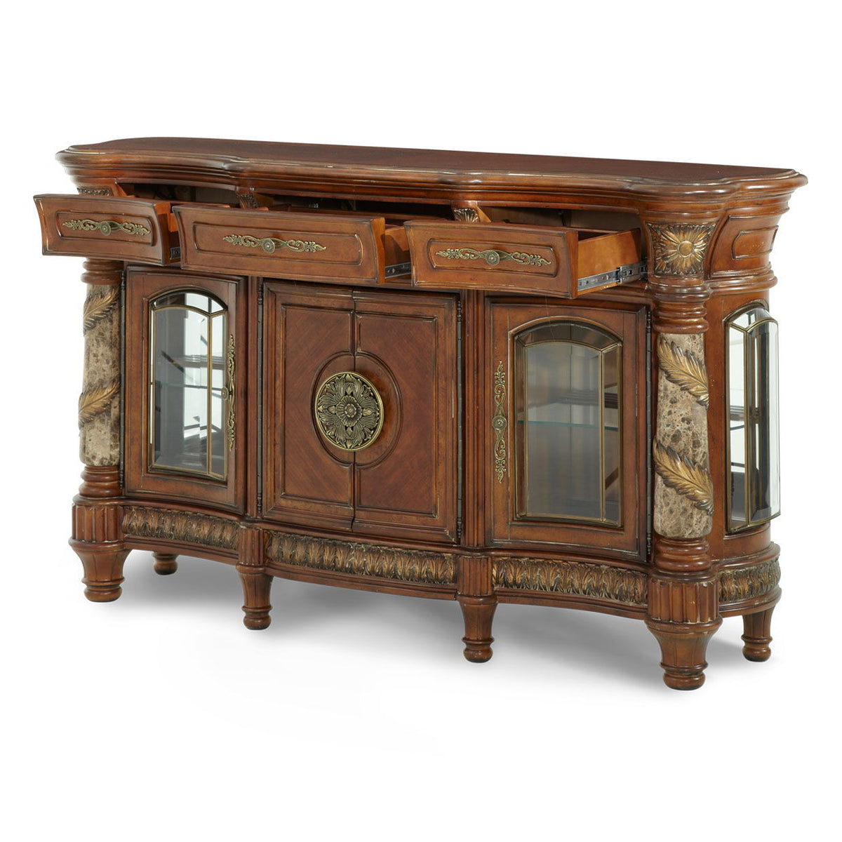 Villa Valencia - Sideboard Mirror - Classic Chestnut