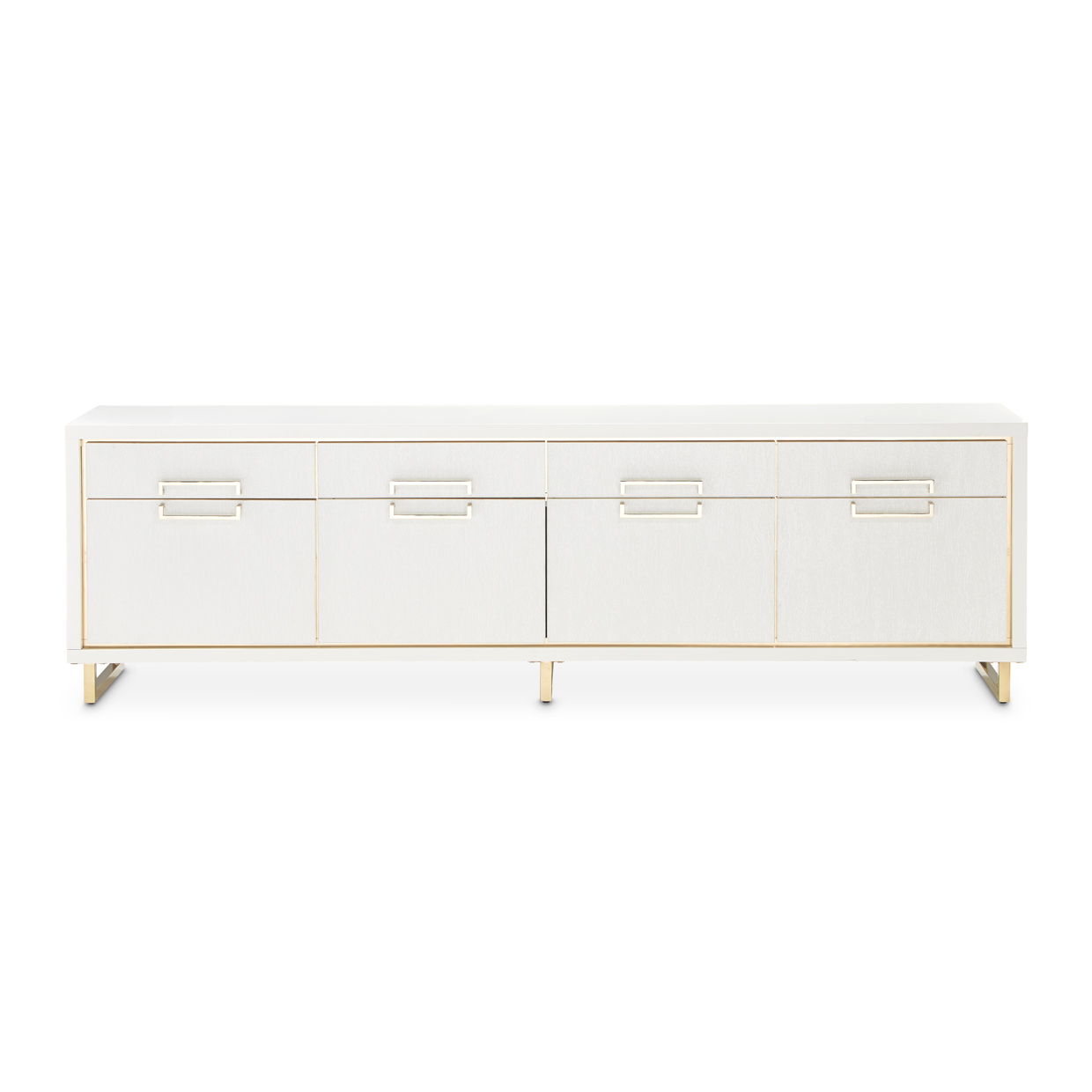 Palm Gate - Media Cabinet - Cloud White