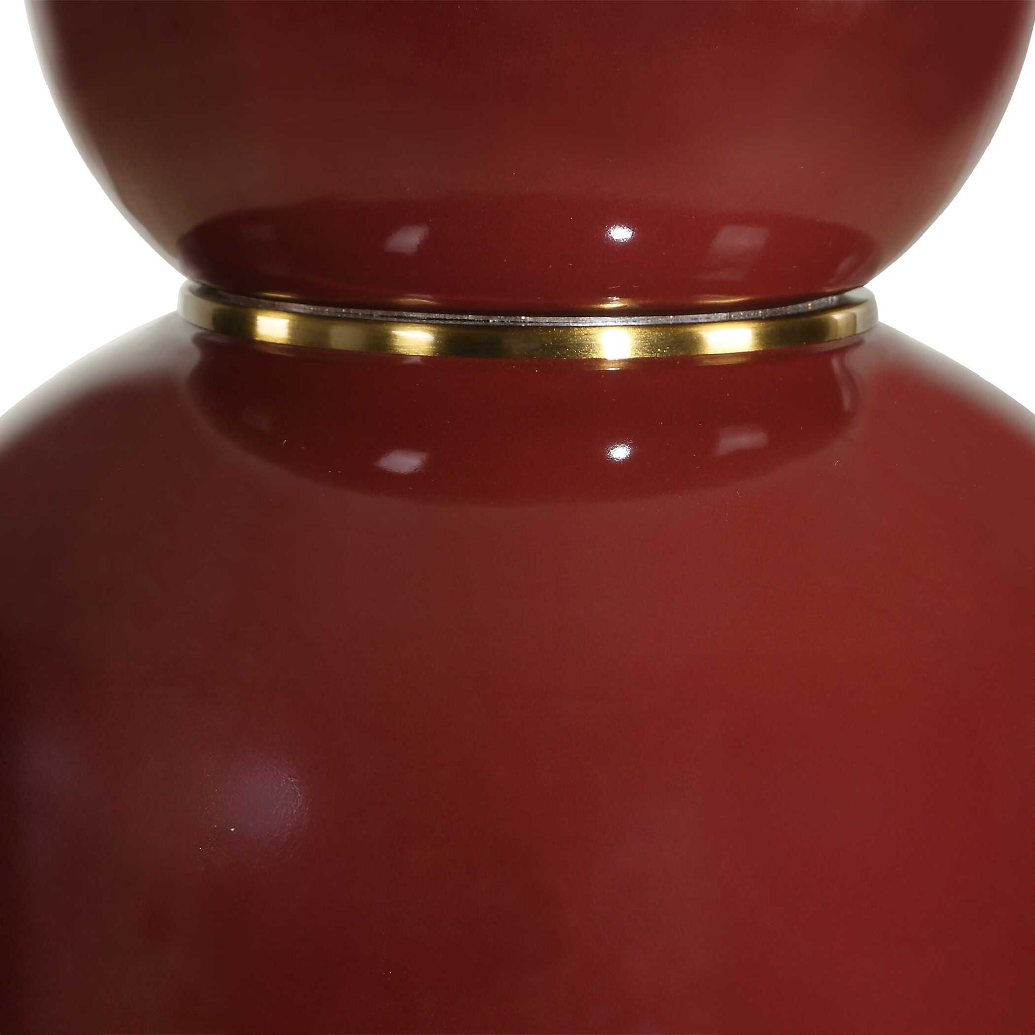 Gourd - Table Lamp - Burgundy