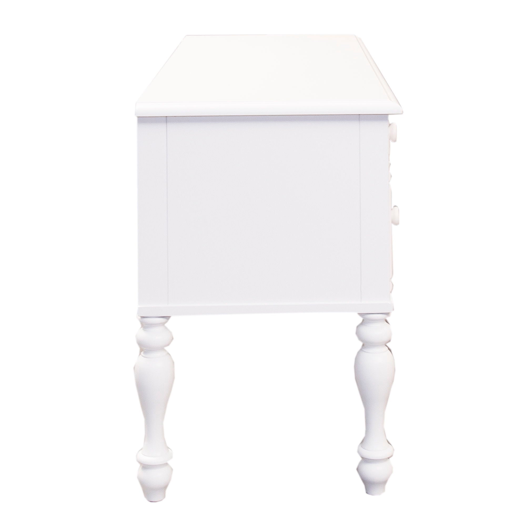 Summer House - Wood Vanity Desk - Oyster White